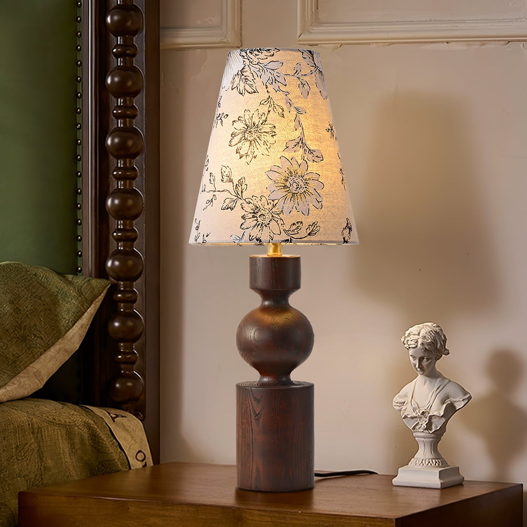 Thorne Vintage WoodnTable Lamp - Letslighting