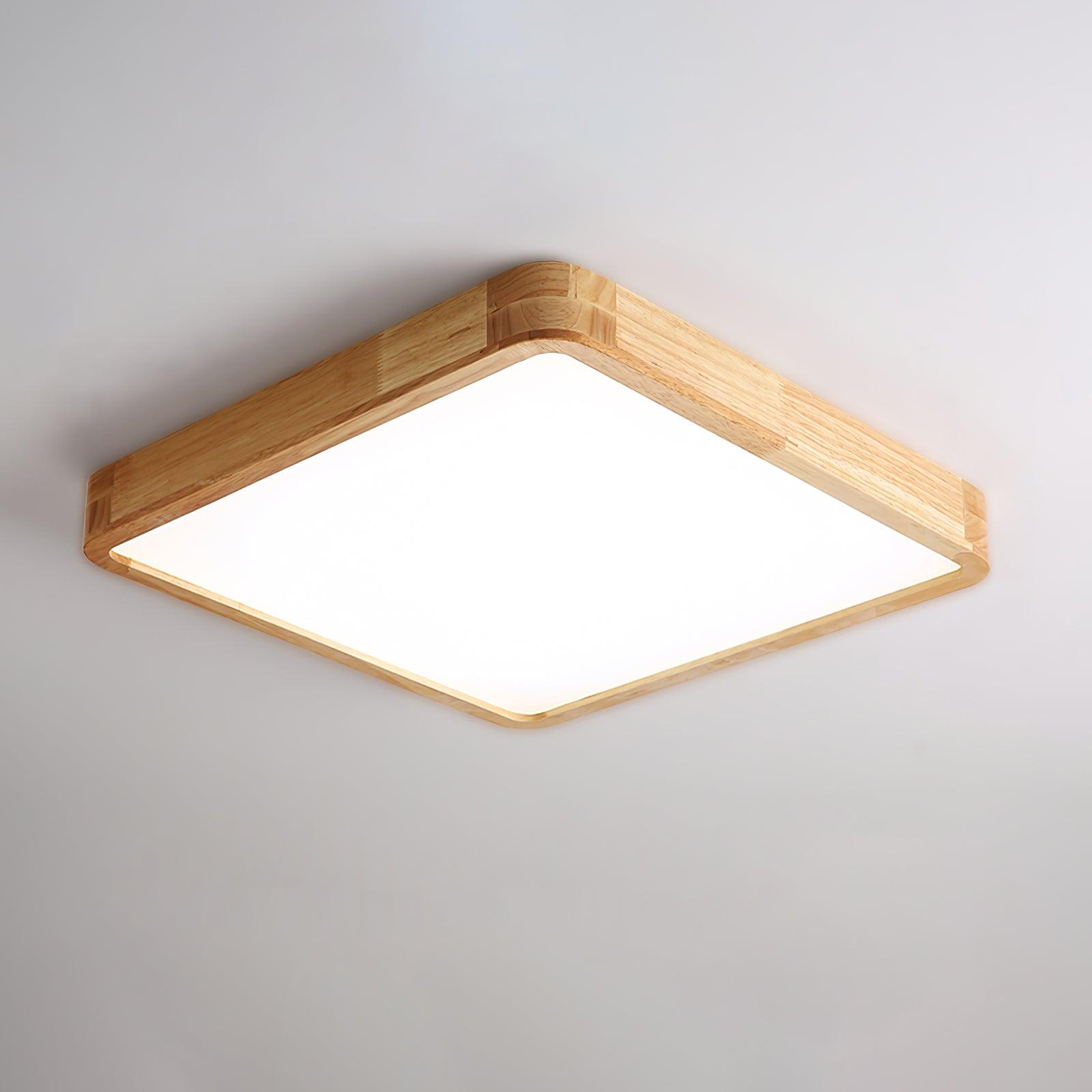 Muto Wooden Geometric Ceiling Light