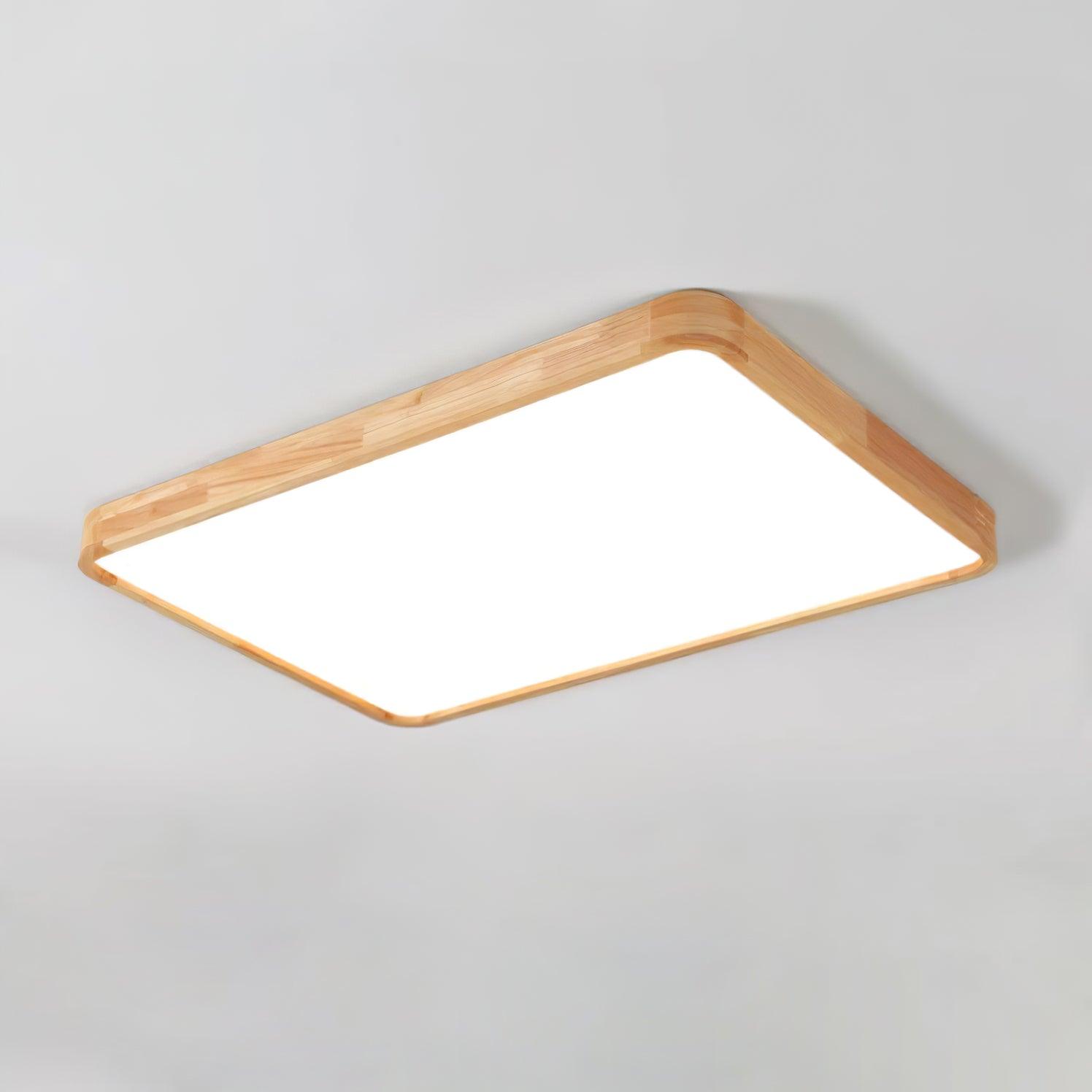 Muto Wooden Geometric Ceiling Light