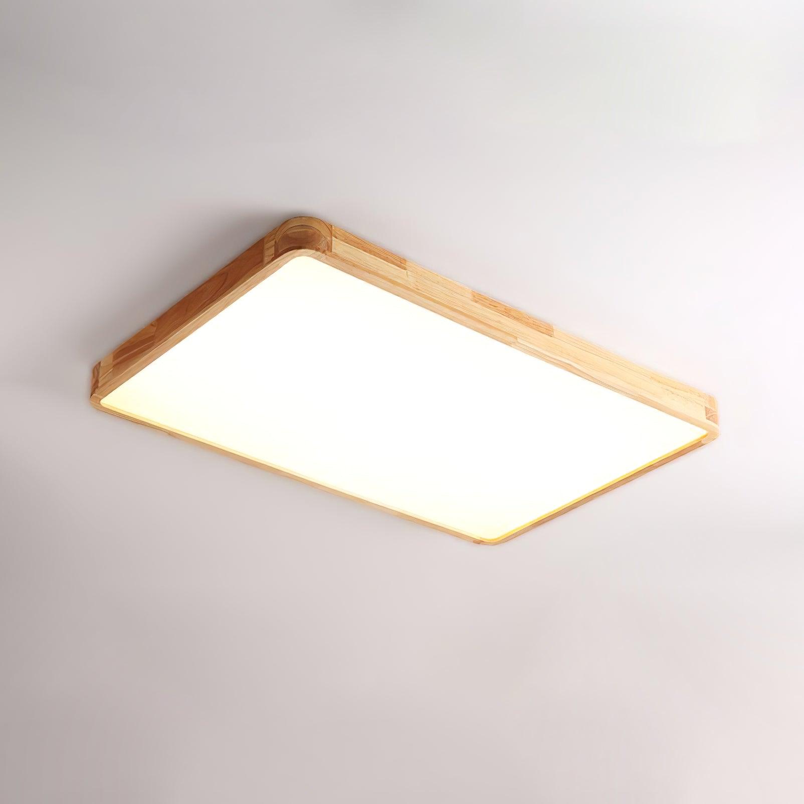 Muto Wooden Geometric Ceiling Light