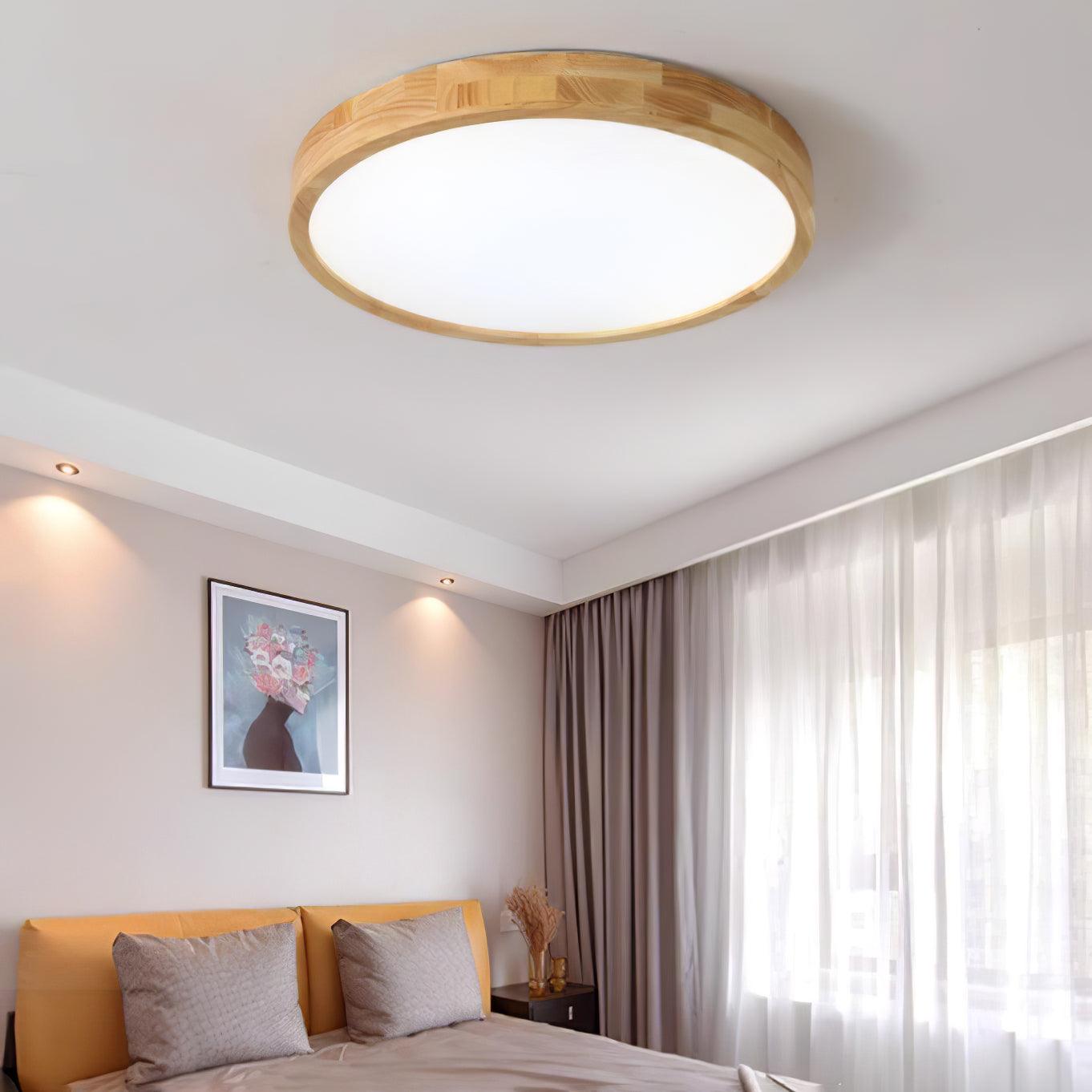 Muto Wooden Geometric Ceiling Light