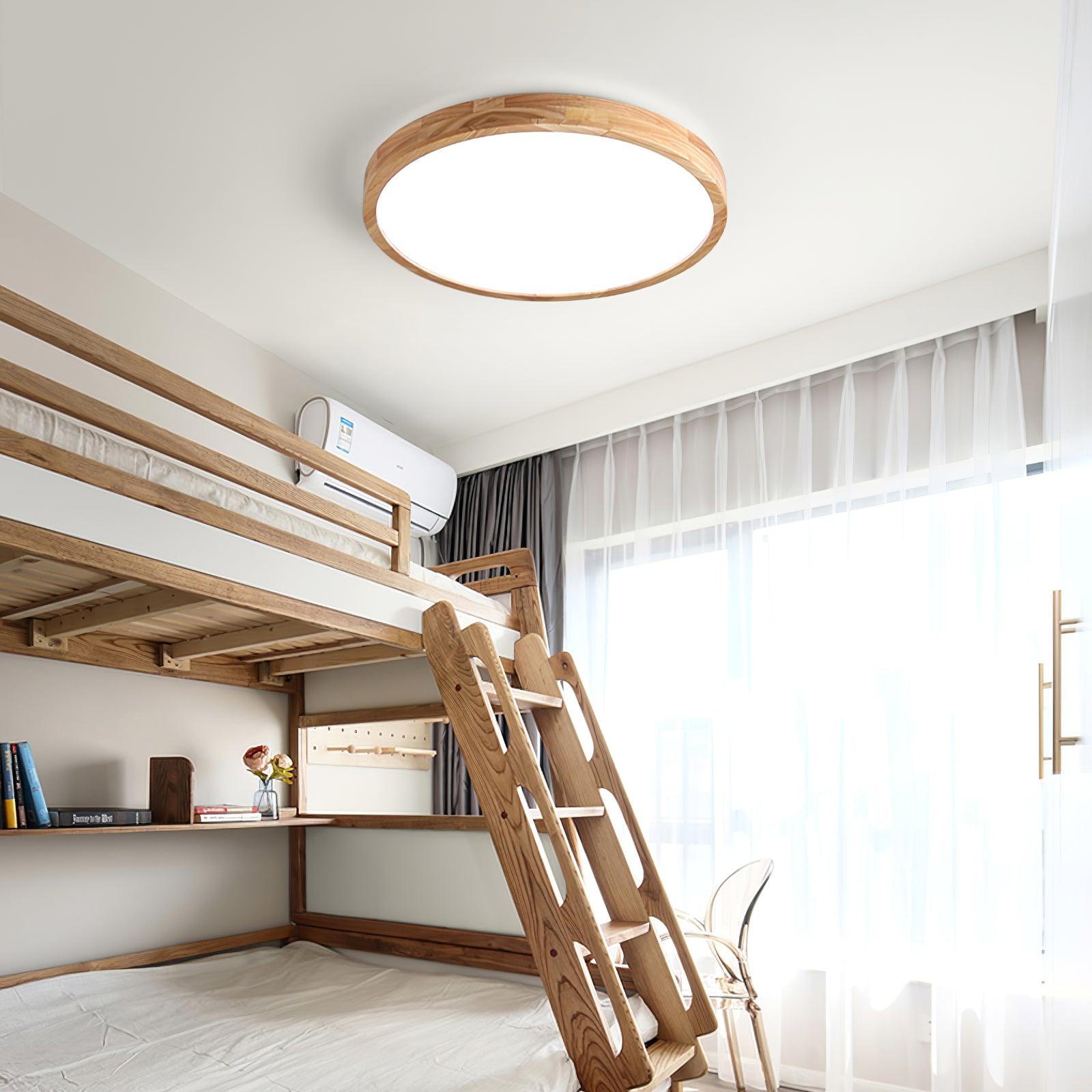 Muto Wooden Geometric Ceiling Light