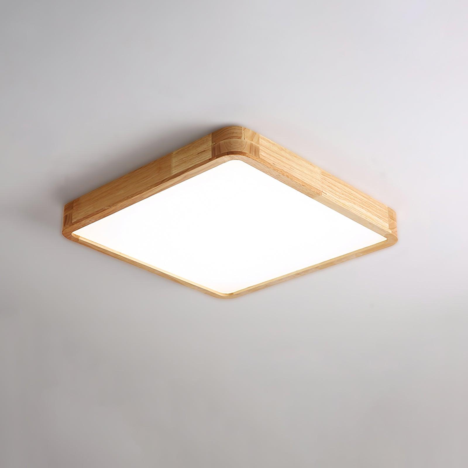 Muto Wooden Geometric Ceiling Light