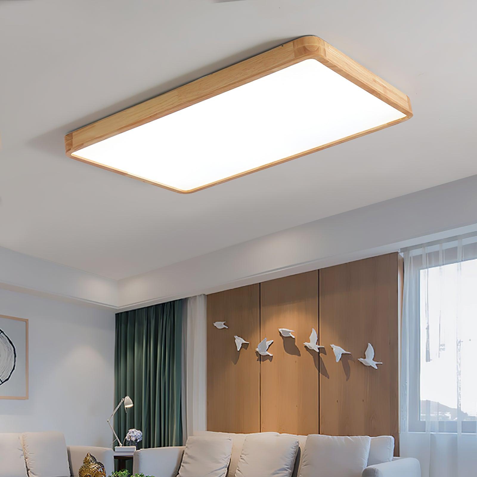 Muto Wooden Geometric Ceiling Light
