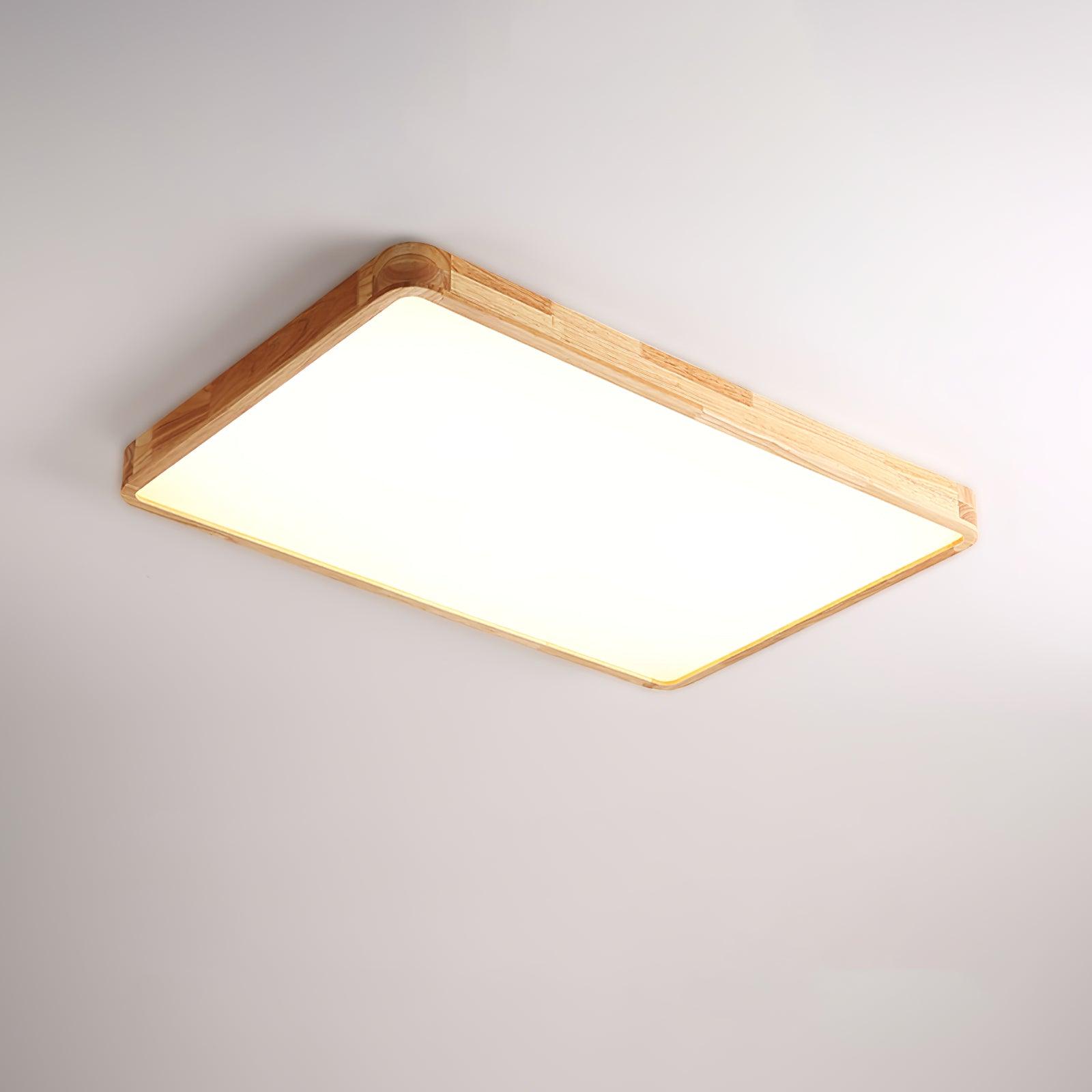 Muto Wooden Geometric Ceiling Light