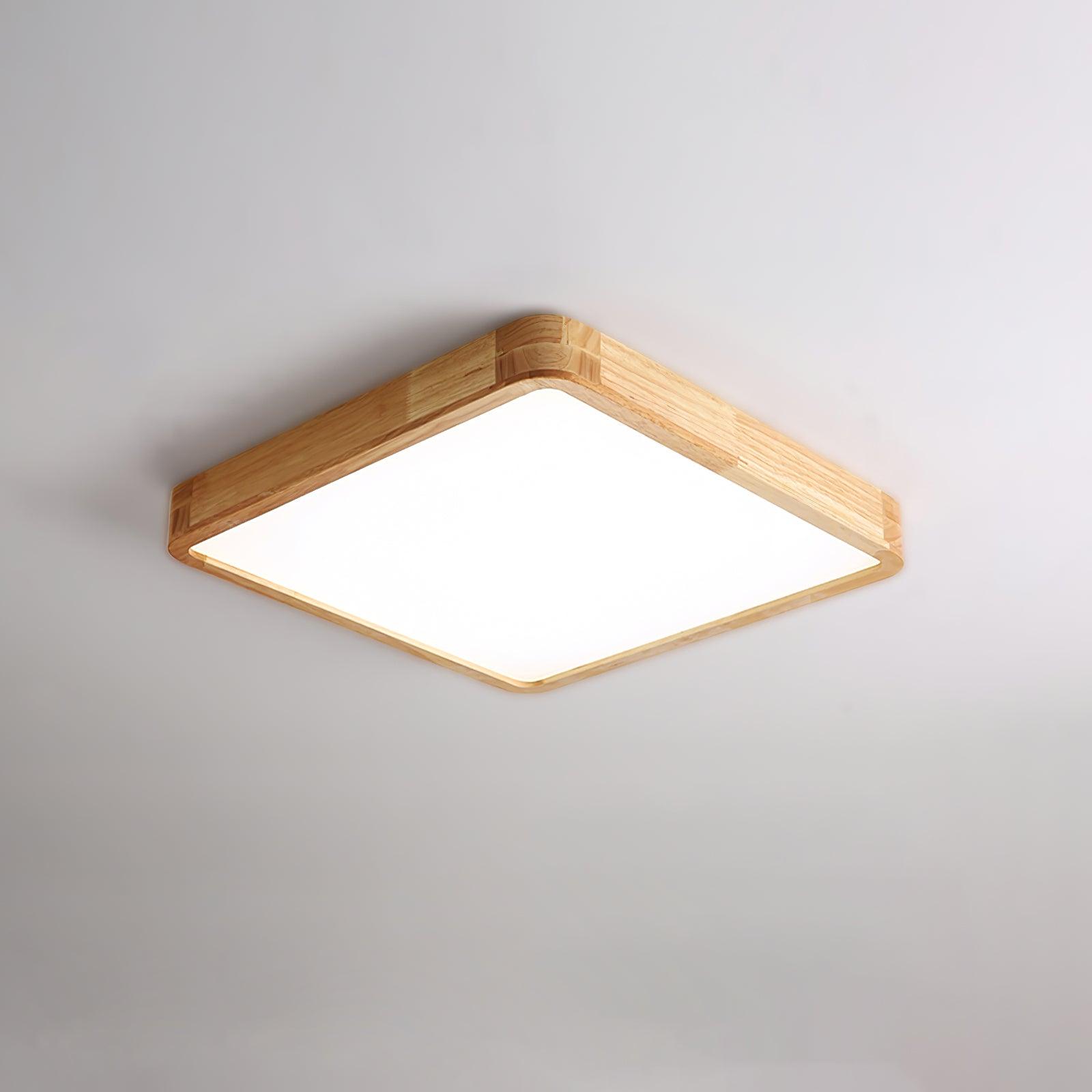 Muto Wooden Geometric Ceiling Light