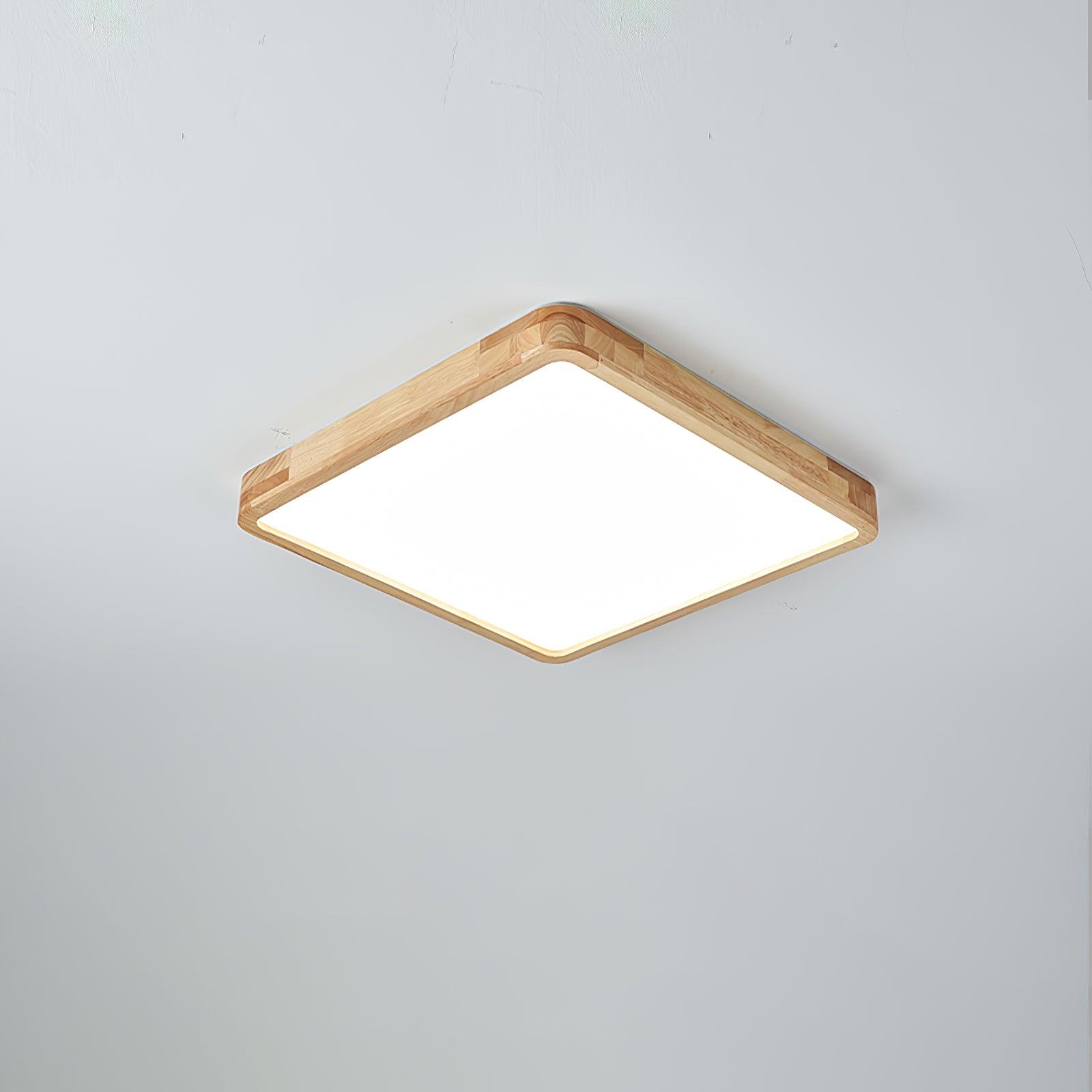 Muto Wooden Geometric Ceiling Light