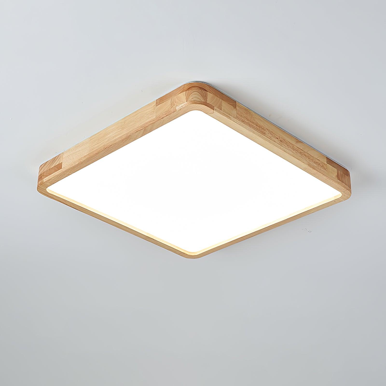 Muto Wooden Geometric Ceiling Light