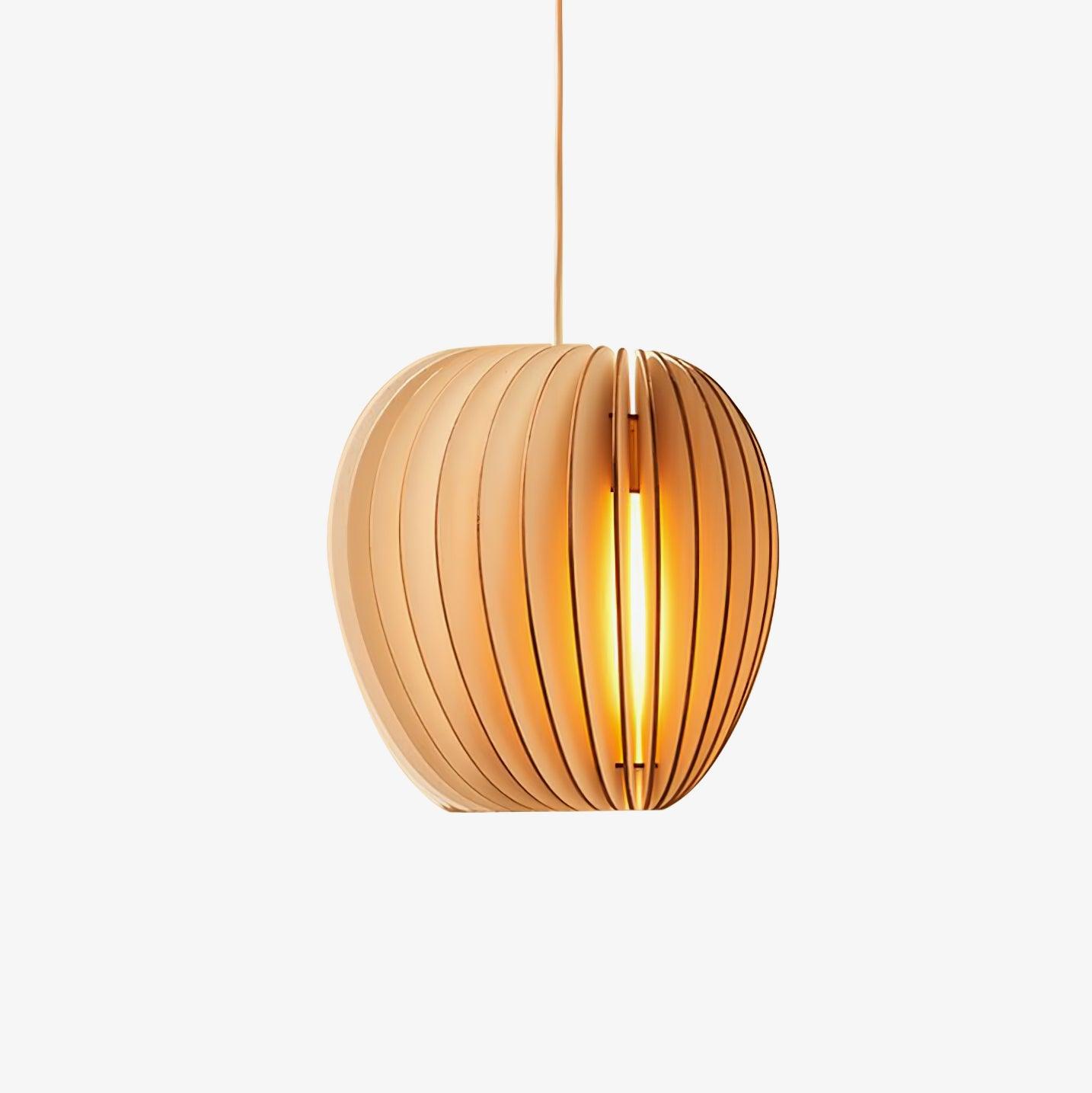 Vovene Elegance Unique Orb Wooden Pendant Lamp - Letslighting