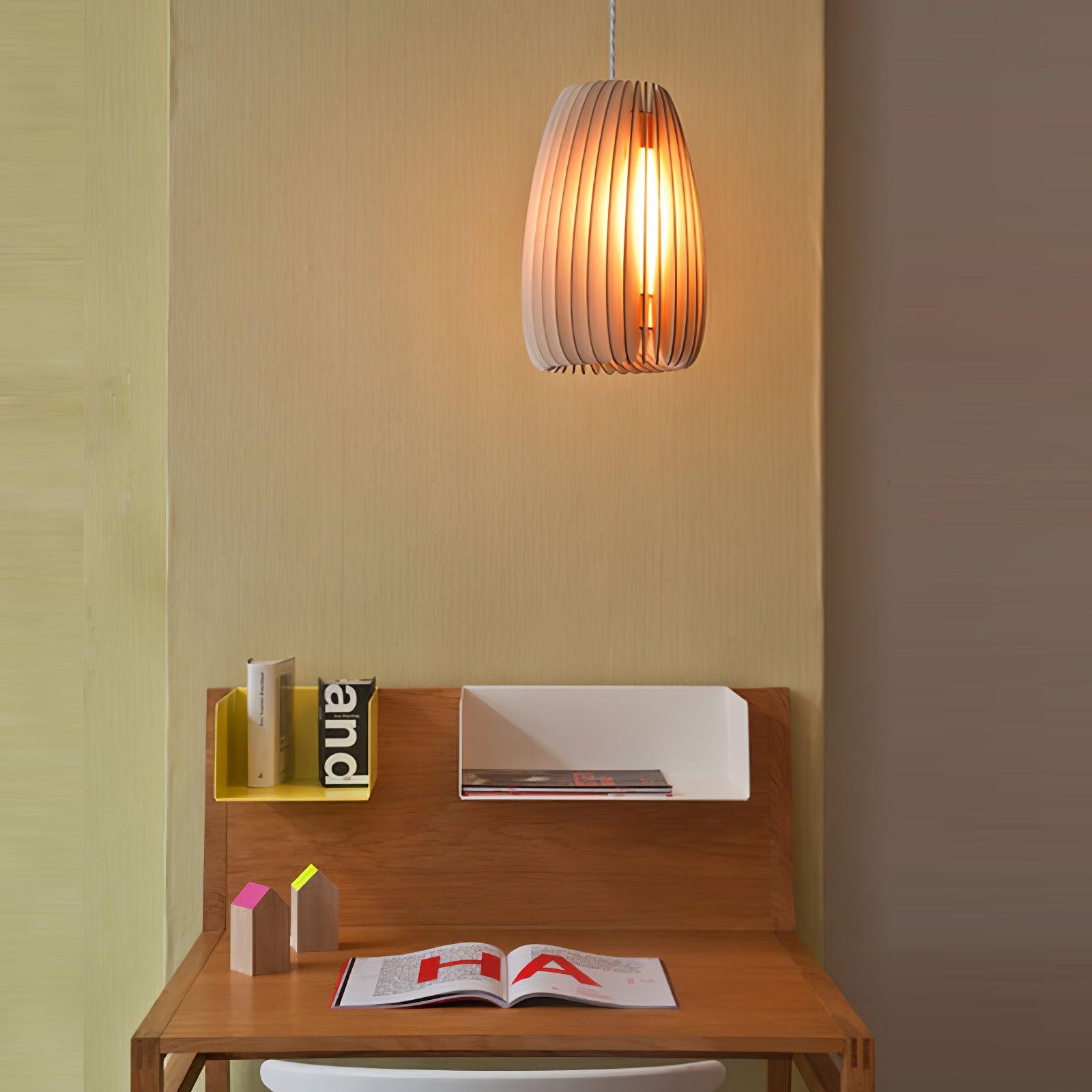 Vovene Elegance Unique Orb Wooden Pendant Lamp - Letslighting