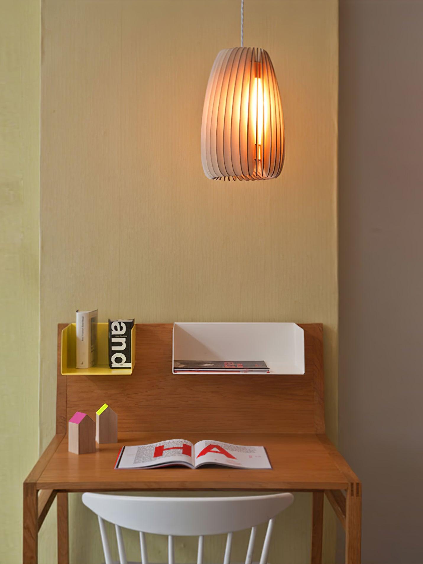 Vovene Elegance Unique Orb Wooden Pendant Lamp - Letslighting