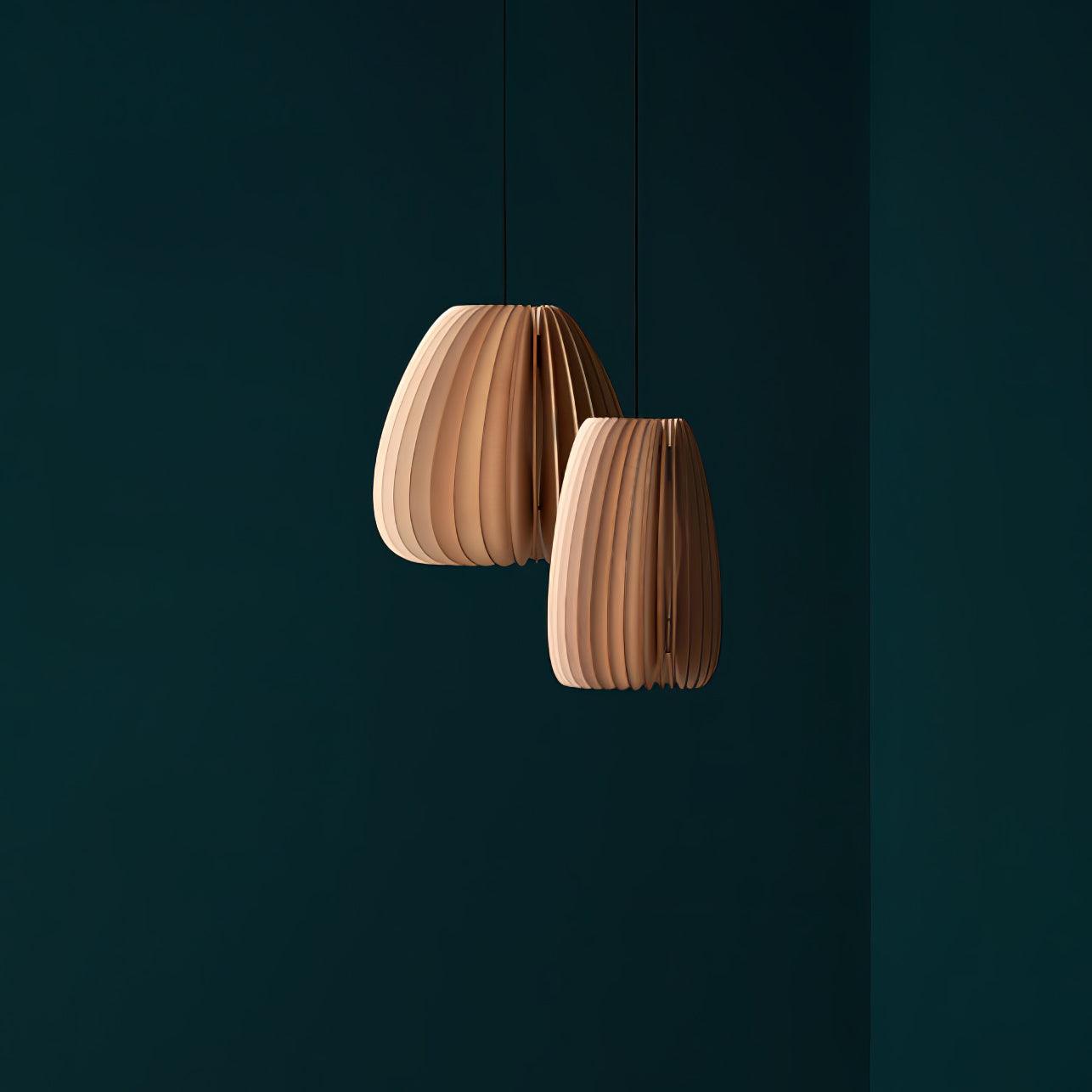 Vovene Elegance Unique Orb Wooden Pendant Lamp - Letslighting