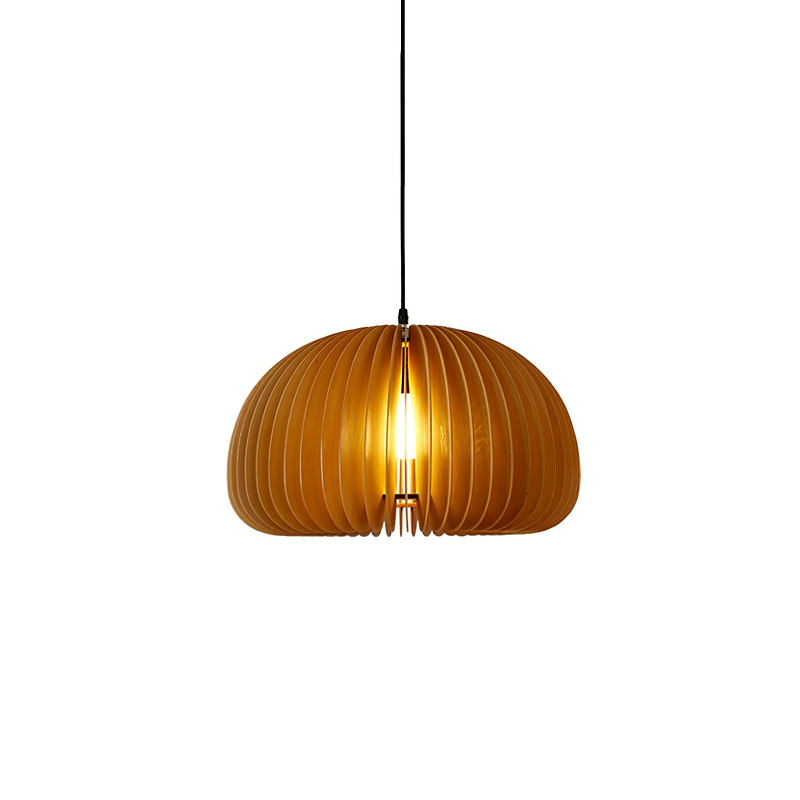 Vovene Elegance Unique Orb Wooden Pendant Lamp - Letslighting