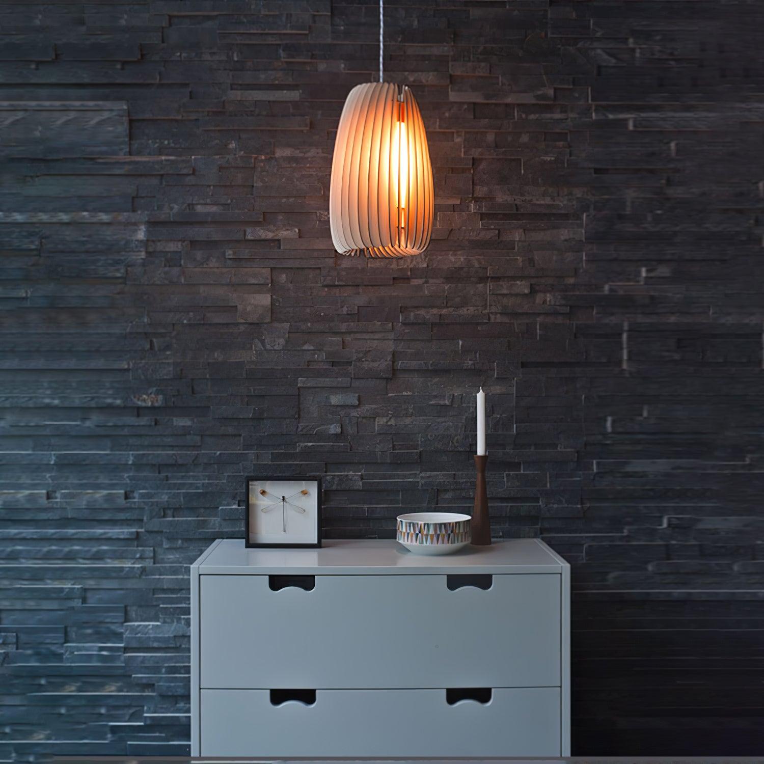 Vovene Elegance Unique Orb Wooden Pendant Lamp - Letslighting