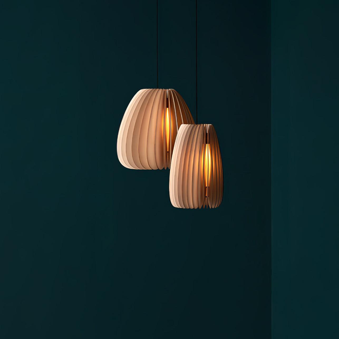 Vovene Elegance Unique Orb Wooden Pendant Lamp - Letslighting