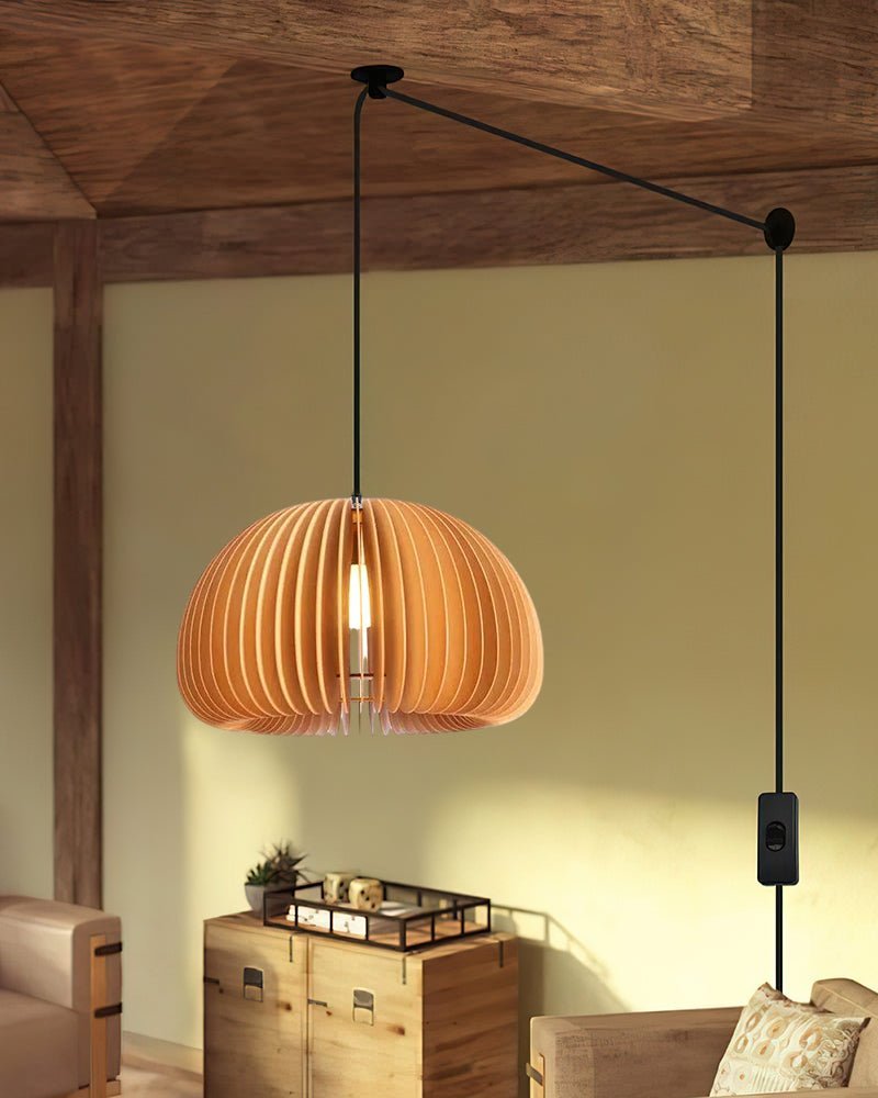Orlenan Wood Retro Pendant Lights - Letslighting