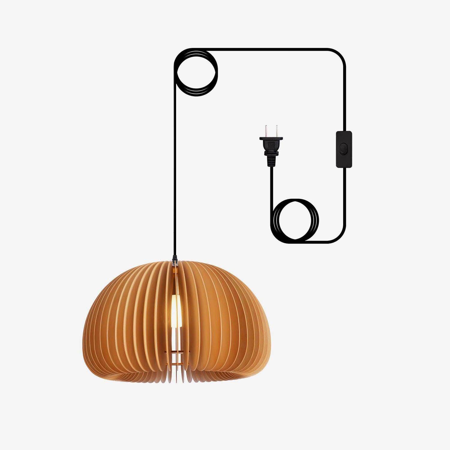 Orlenan Wood Retro Pendant Lights - Letslighting
