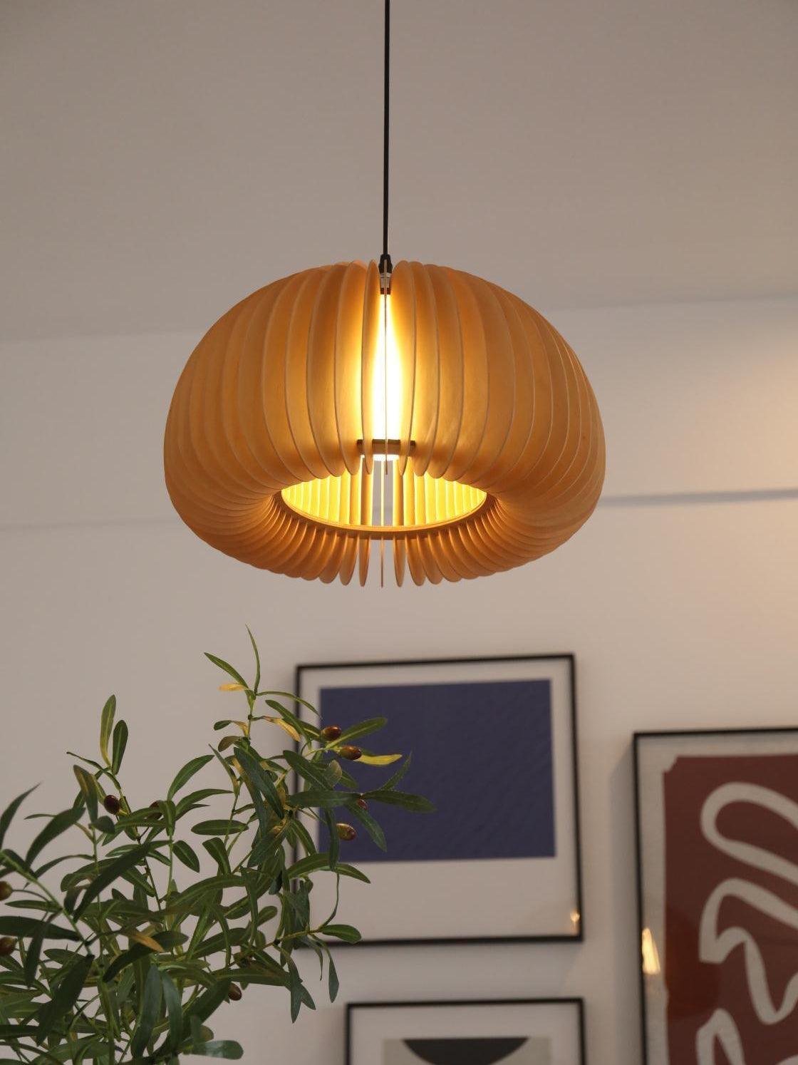 Orlenan Wood Retro Pendant Lights - Letslighting