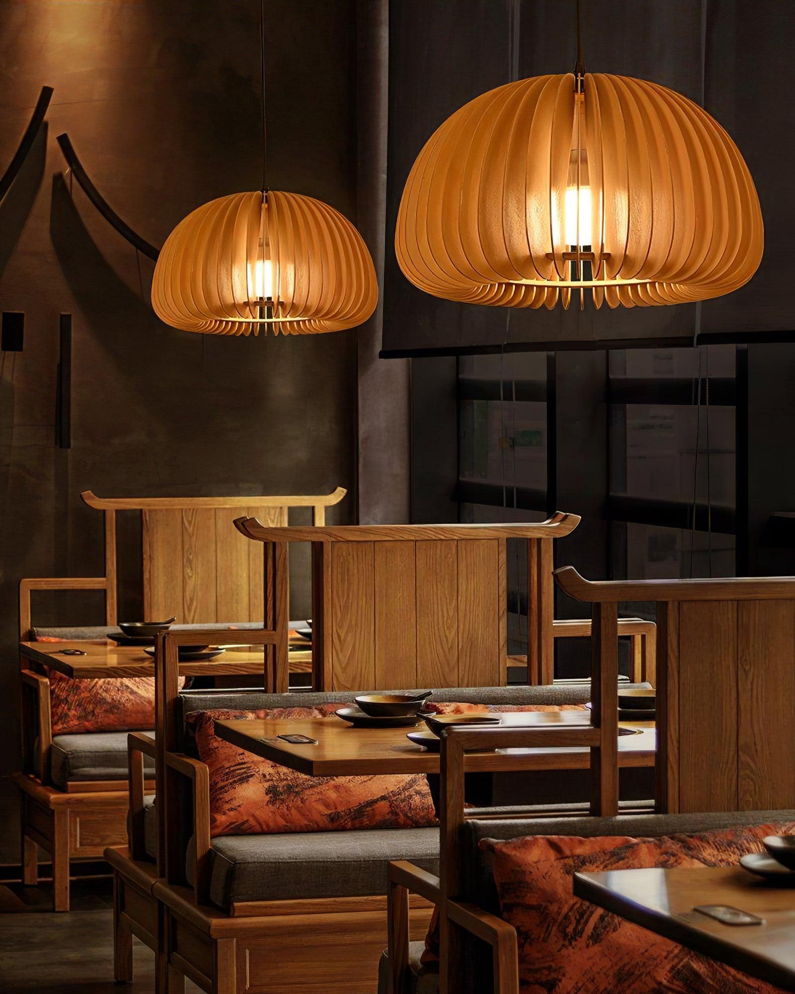Orlenan Wood Retro Pendant Lights - Letslighting
