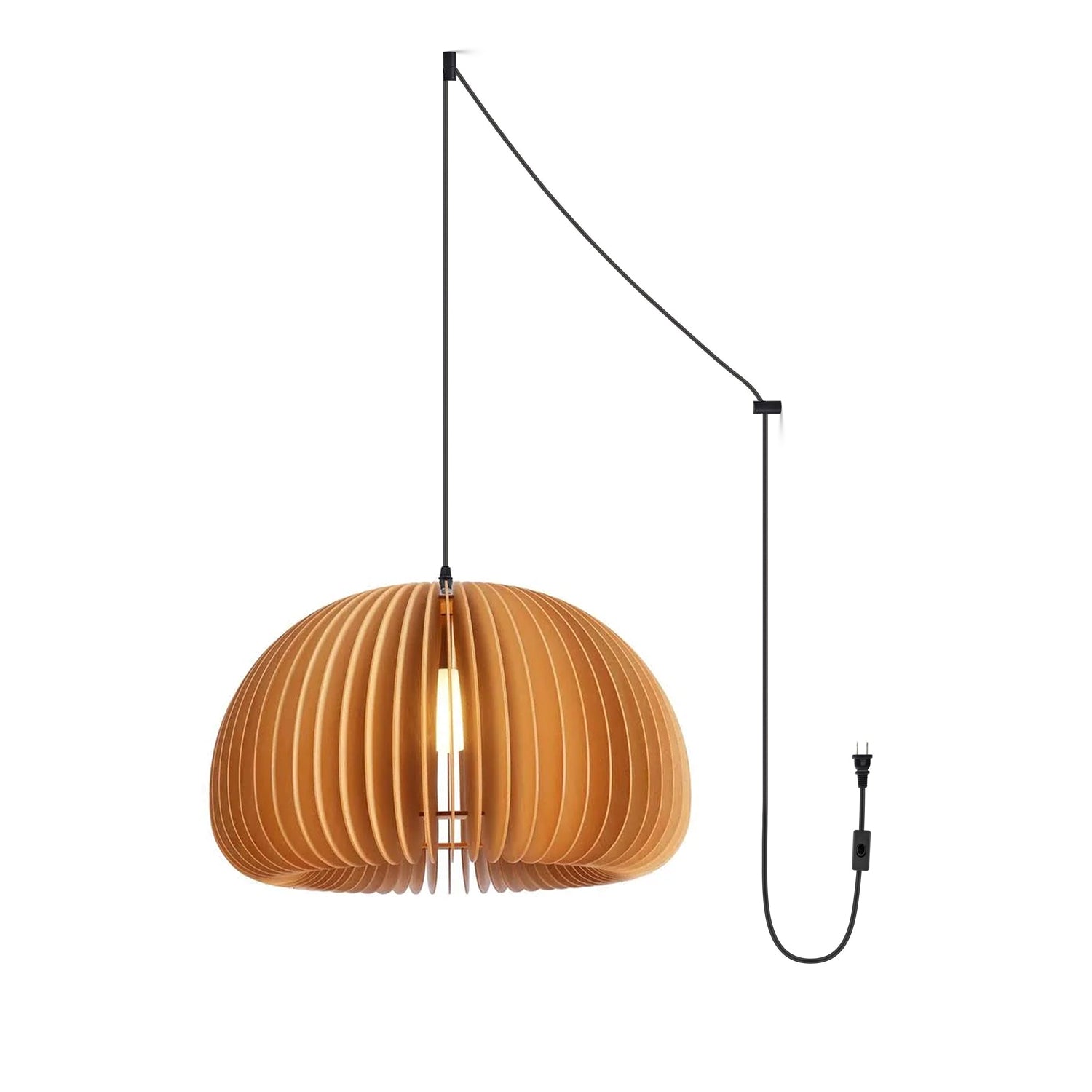 Orlenan Wood Retro Pendant Lights - Letslighting