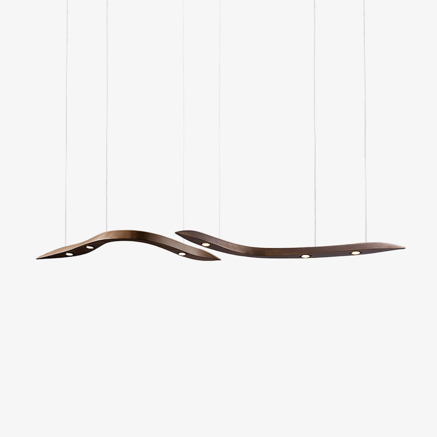 Flow Minimalist Wood Pendant Lamp - Letslighting