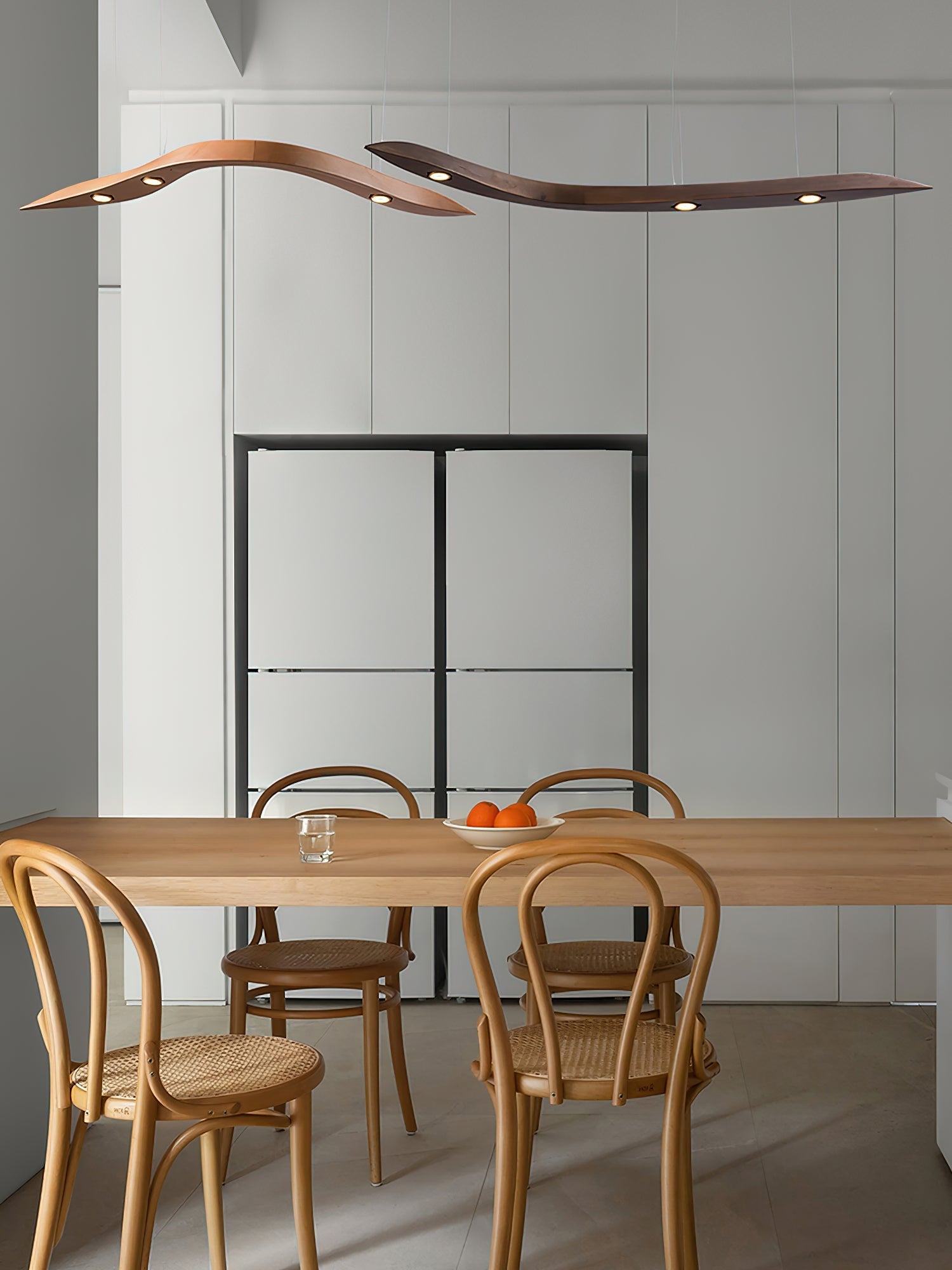 Flow Minimalist Wood Pendant Lamp - Letslighting