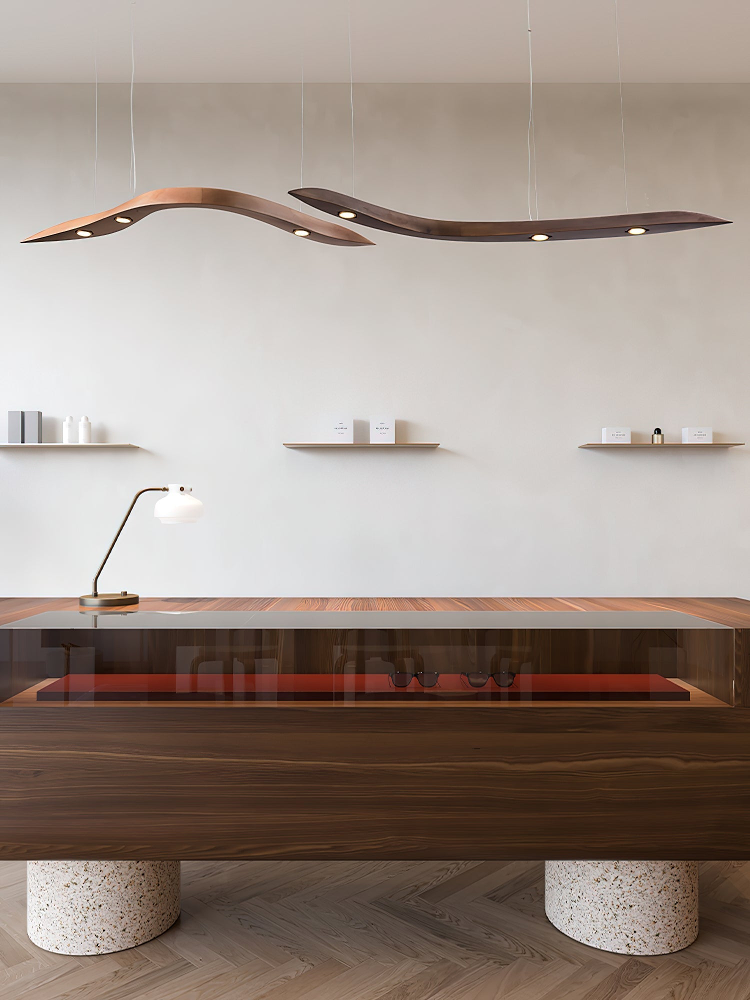 Flow Minimalist Wood Pendant Lamp - Letslighting