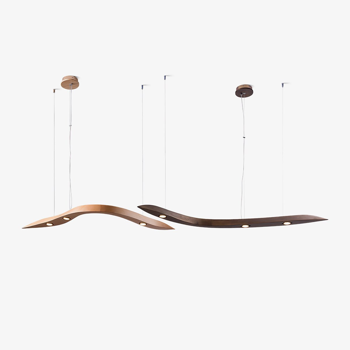 Flow Minimalist Wood Pendant Lamp - Letslighting
