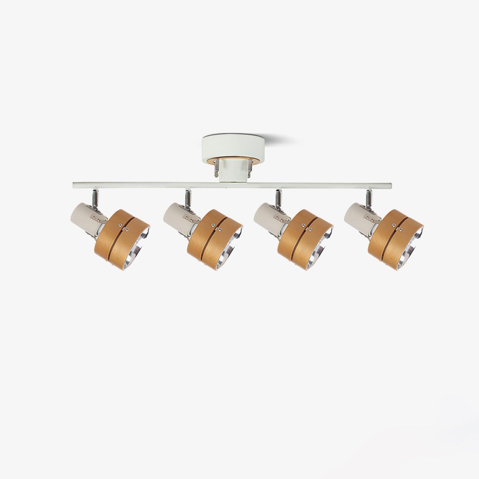 Elsorila Elegance Adjustable Spot Wooden Ceiling Lamp - Letslighting