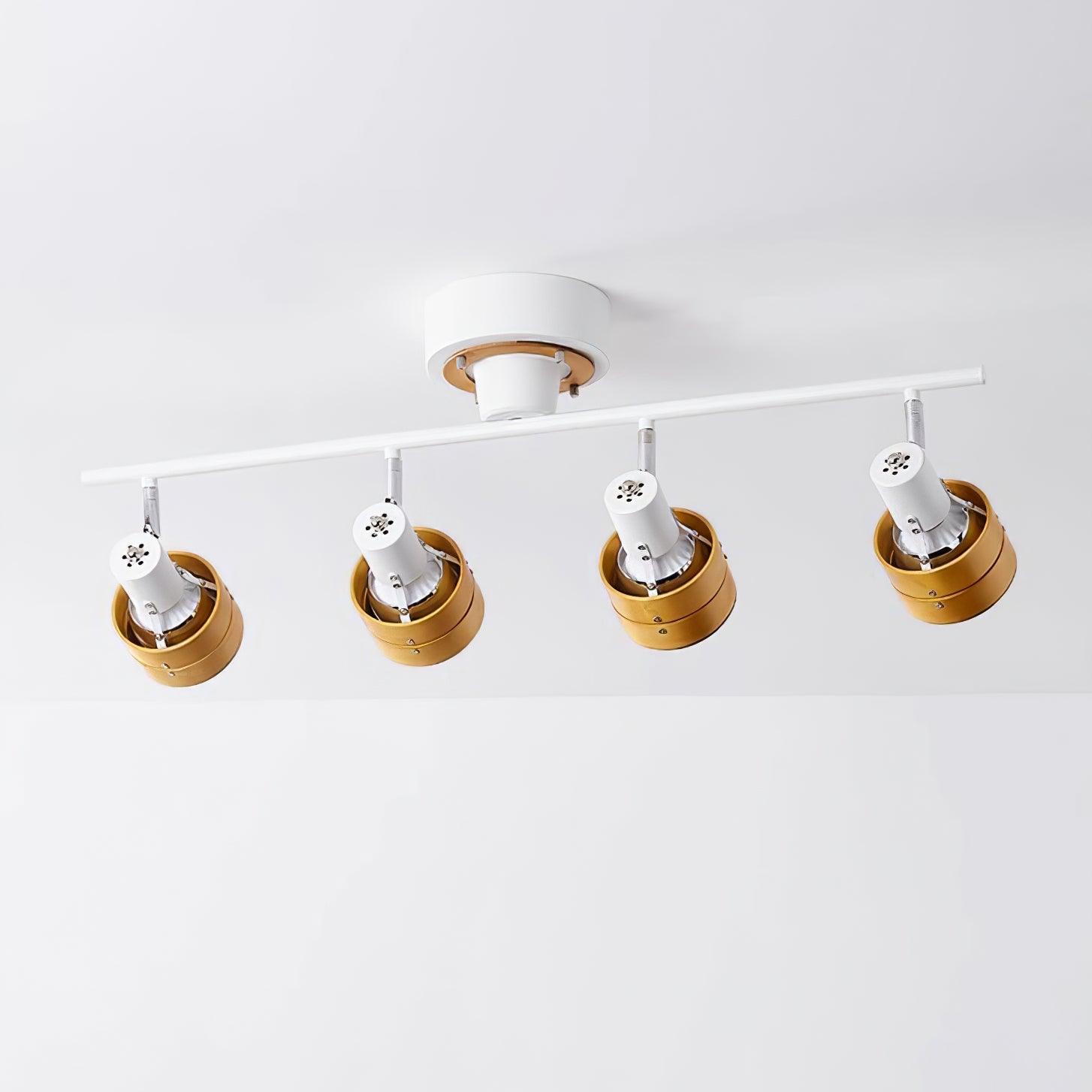 Elsorila Elegance Adjustable Spot Wooden Ceiling Lamp - Letslighting