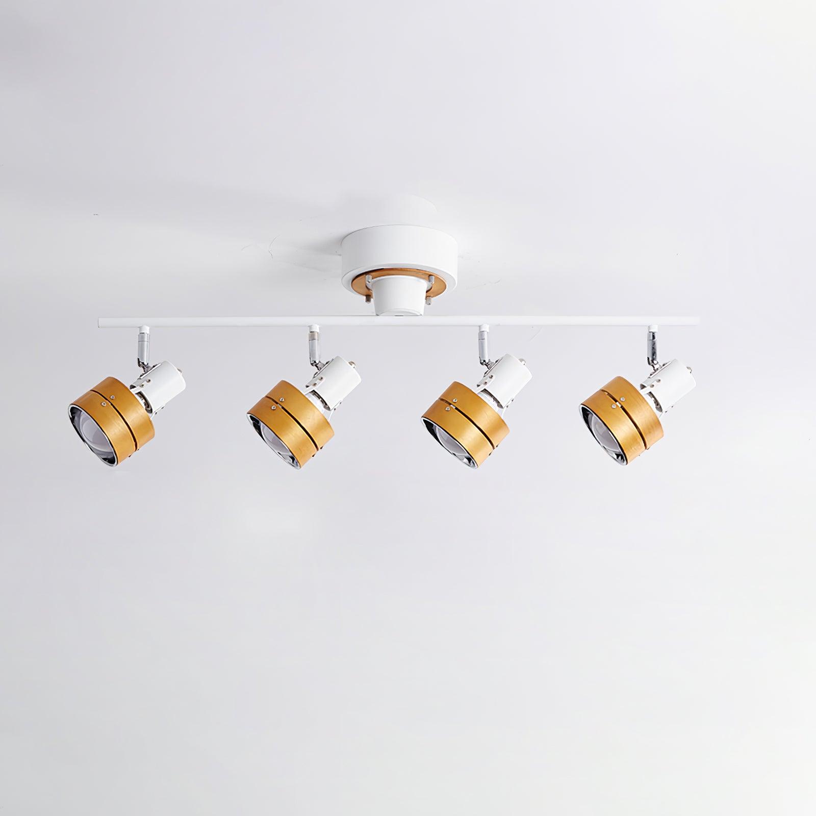 Elsorila Elegance Adjustable Spot Wooden Ceiling Lamp - Letslighting