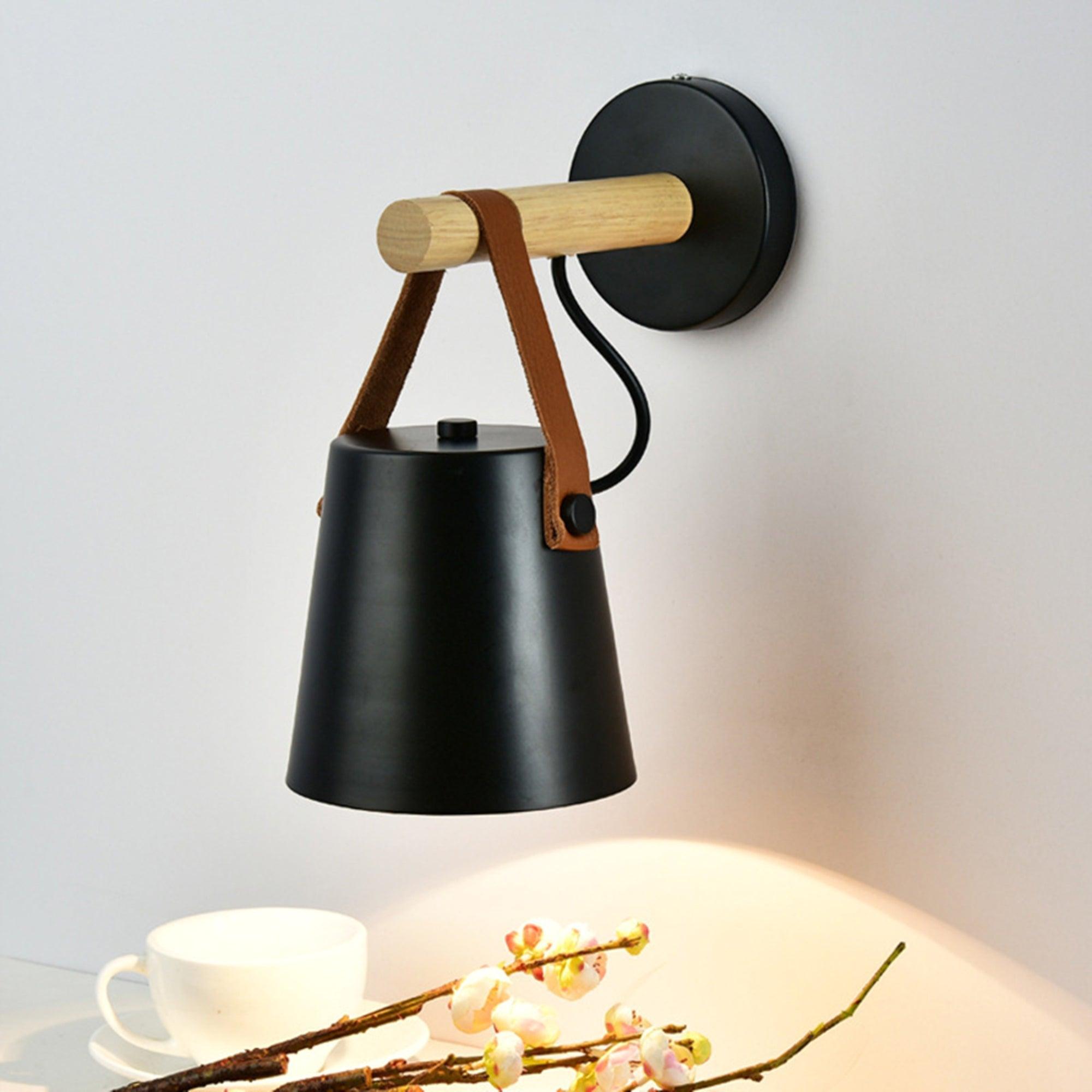 Wooden Conical Wall Light - Blowlighting