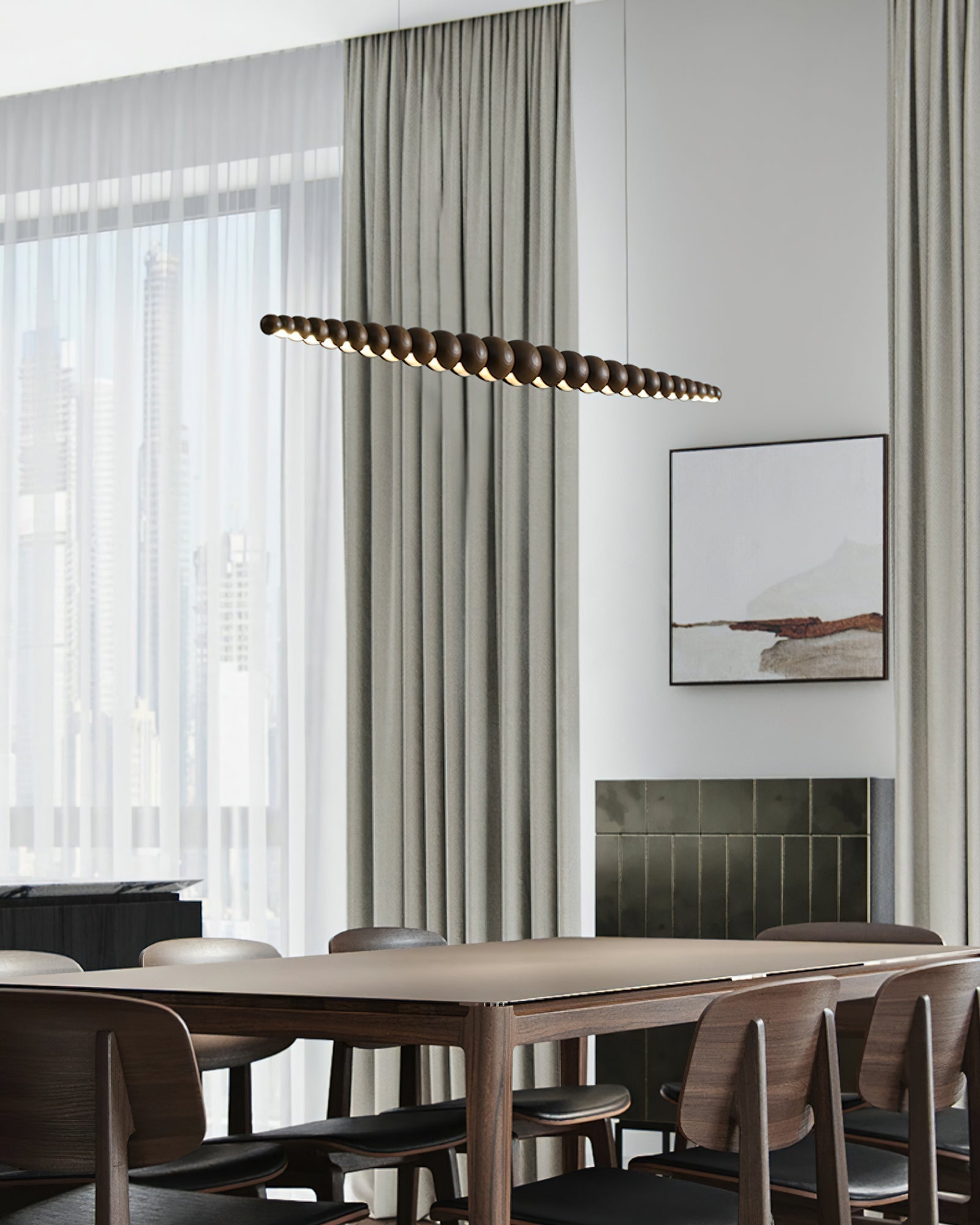Orlanre Wood Minimalistic Pendant Light - Letslighting