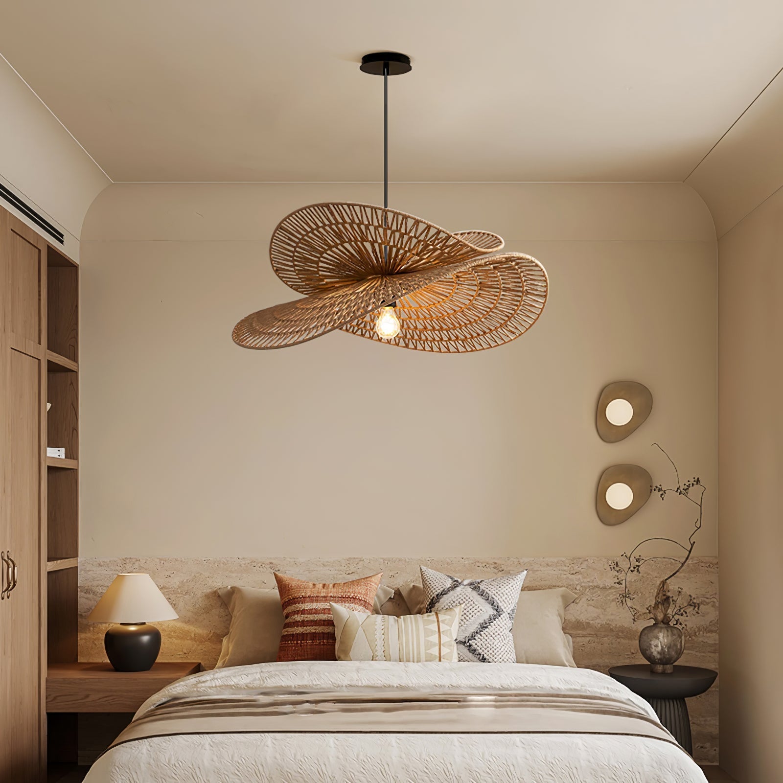 Avelora Hemp Rope Traditional Pendant Light - Letslighting
