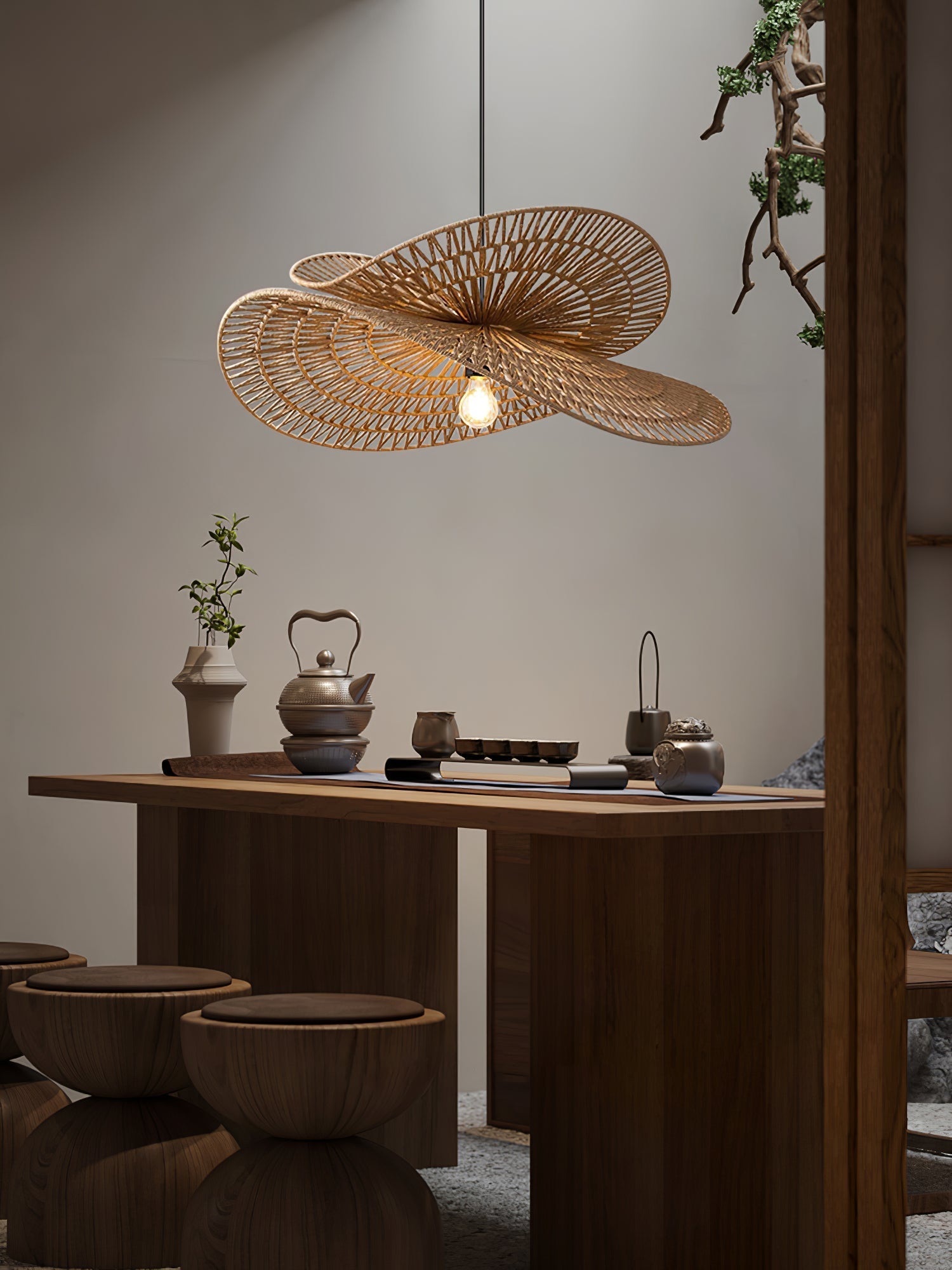 Avelora Hemp Rope Traditional Pendant Light - Letslighting