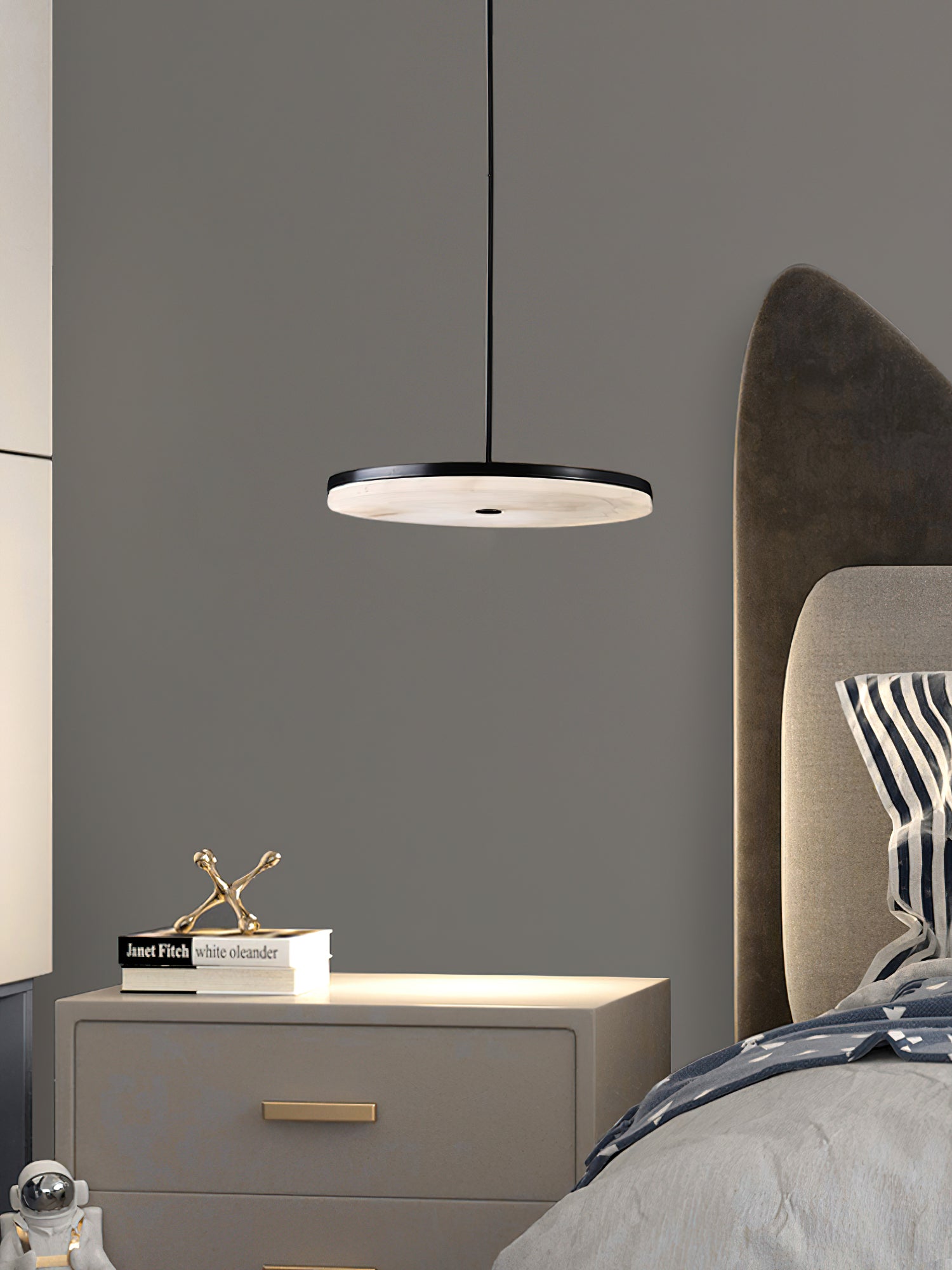 Utalion Modern Minimalist Alabaster Pendant Light - Letslighting