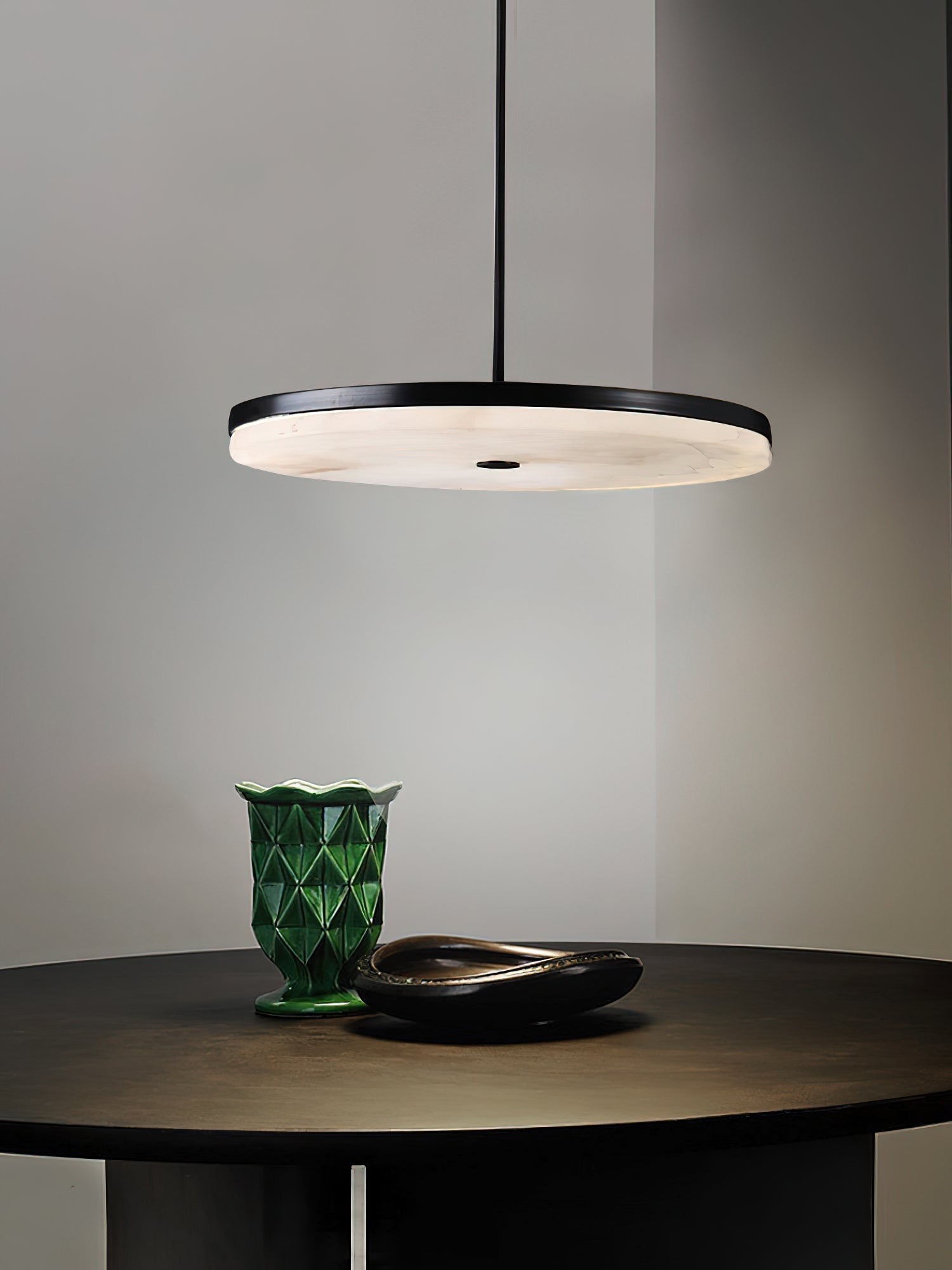 Utalion Modern Minimalist Alabaster Pendant Light - Letslighting