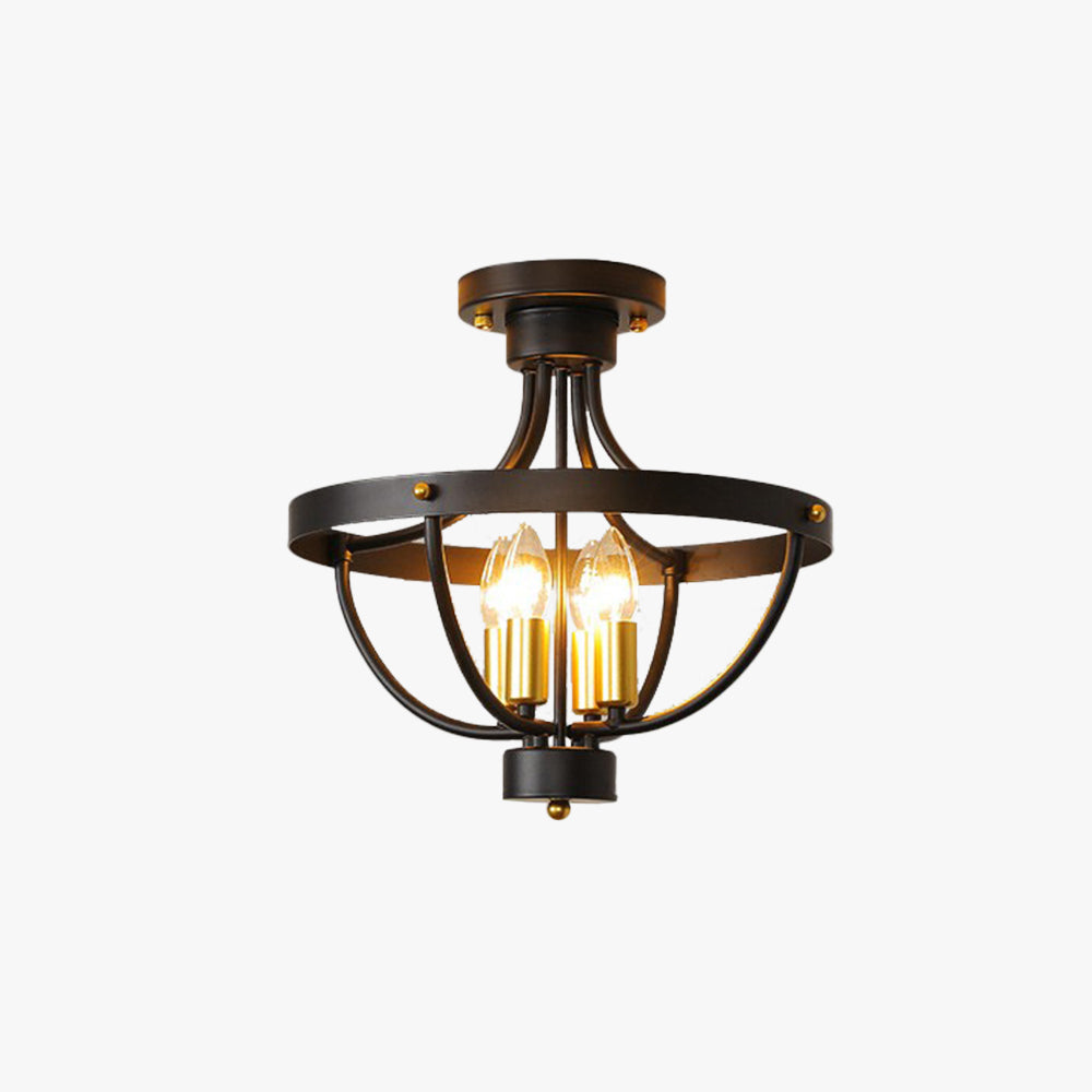 Epoch Vintage LED Pendant Light Matte Metal Dining Room