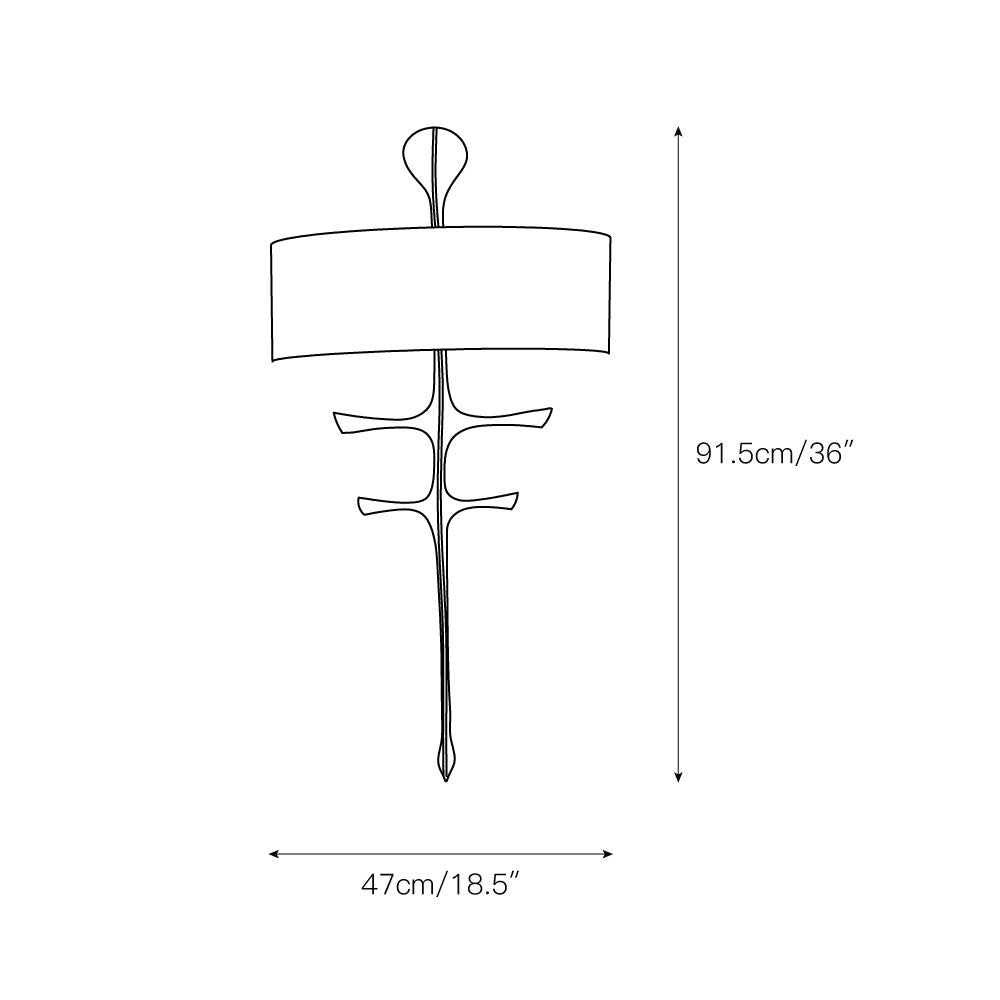 Iliror Premium Nordic Fabric Wall Lamp - Letslighting