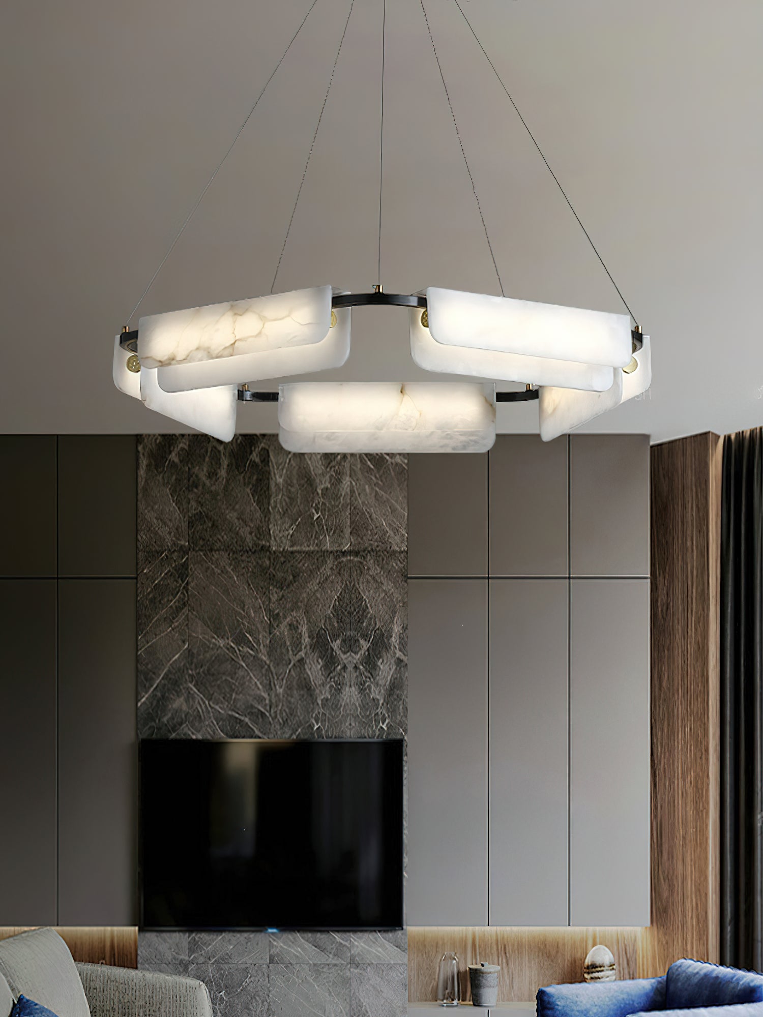 Syphaen Postmodern Luxury Alabaster Chandelier - Letslighting