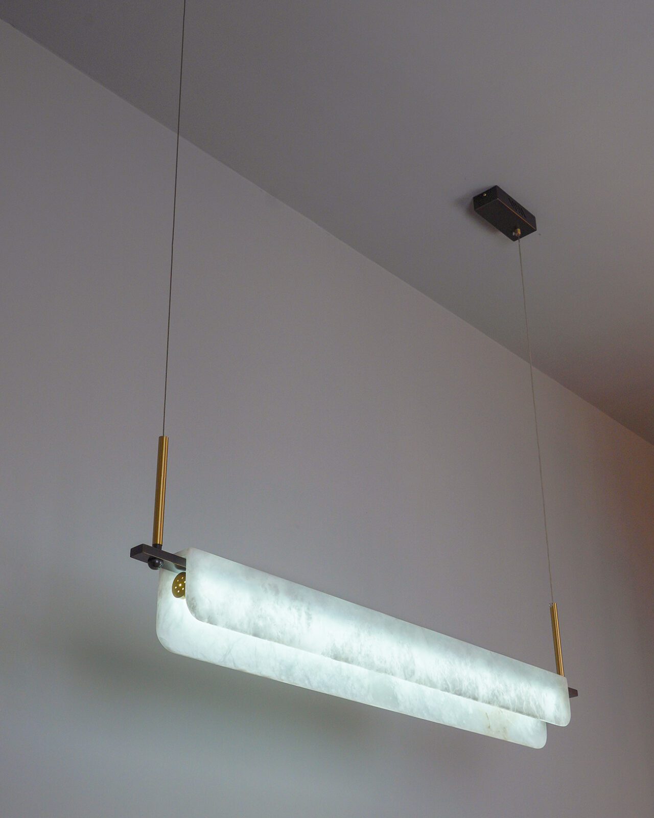 Eshaisra Modern Minimalist Alabaster Pendant Light - Letslighting