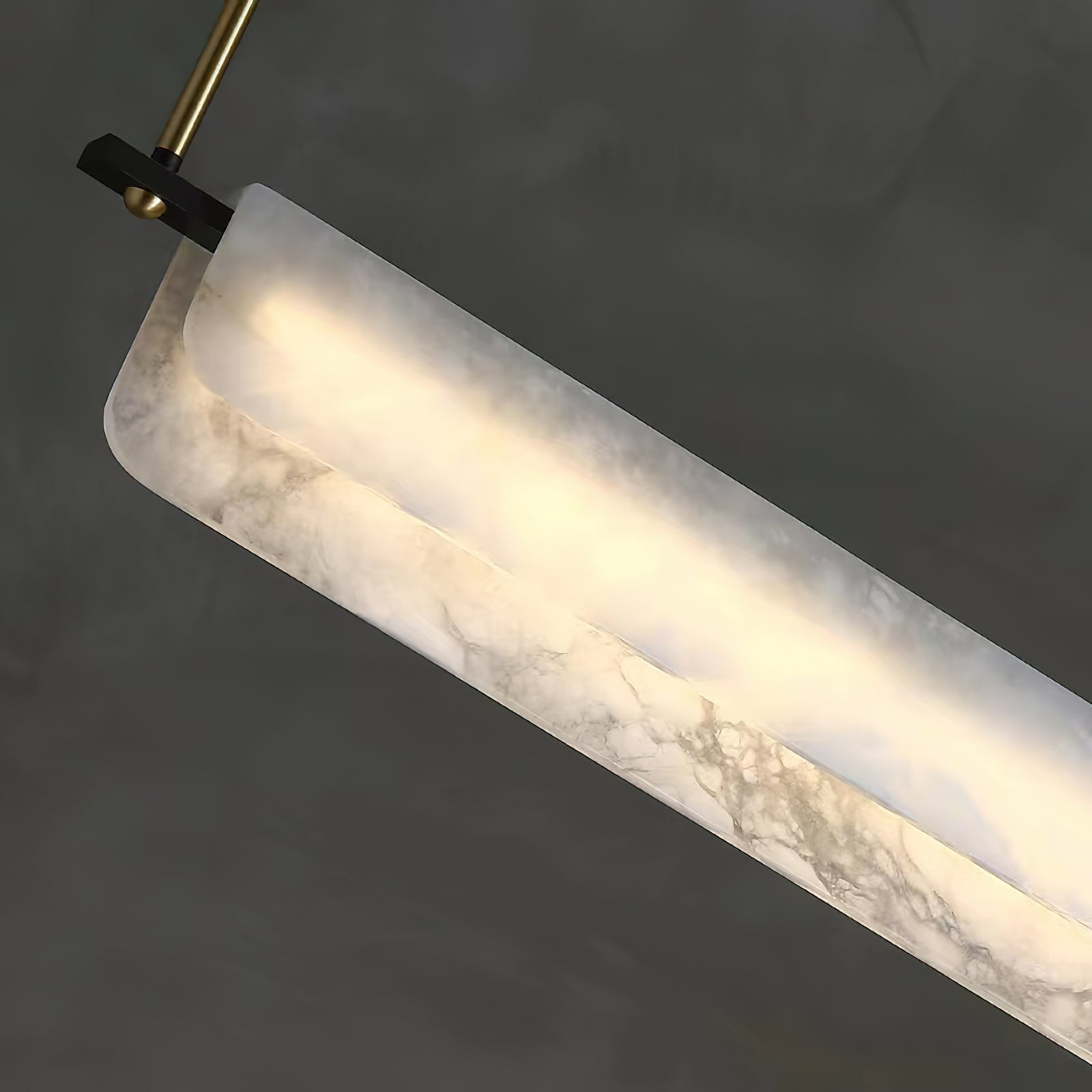 Eshaisra Modern Minimalist Alabaster Pendant Light - Letslighting