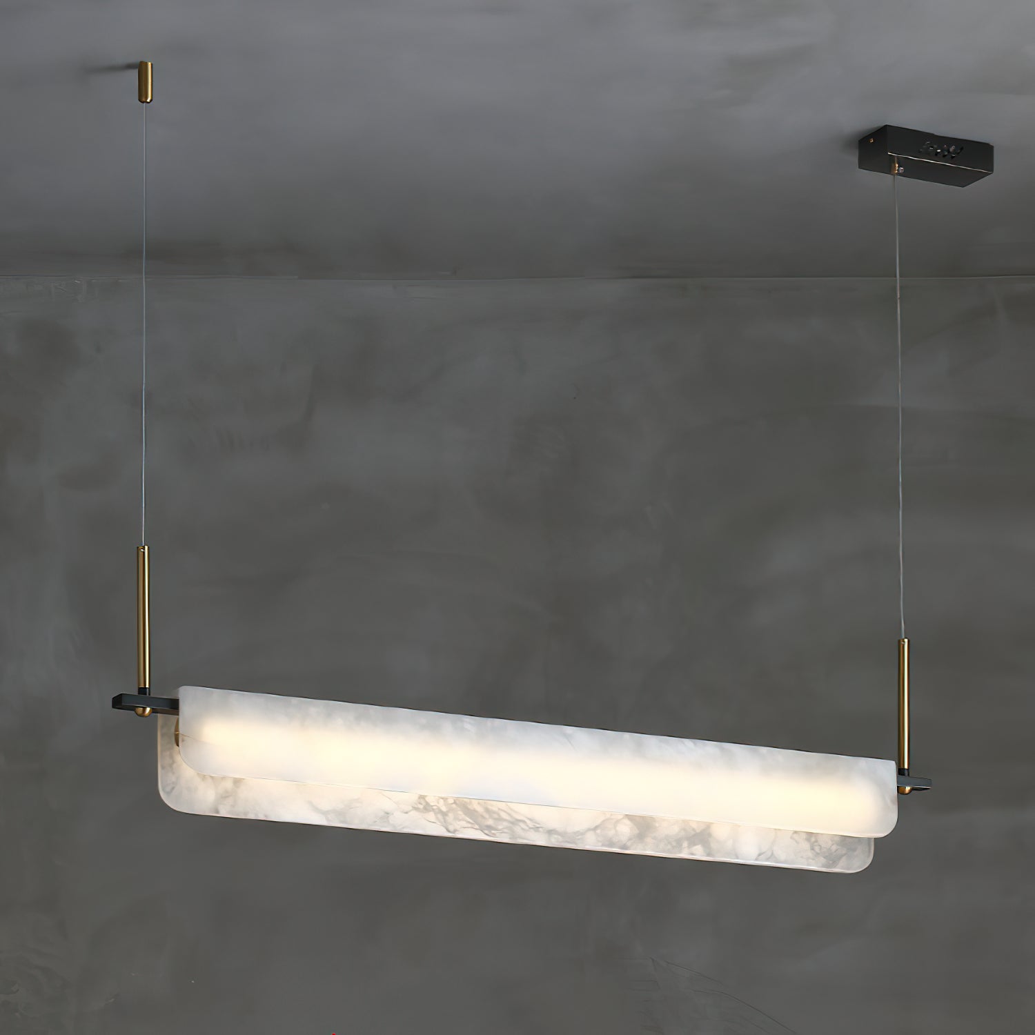 Eshaisra Modern Minimalist Alabaster Pendant Light - Letslighting