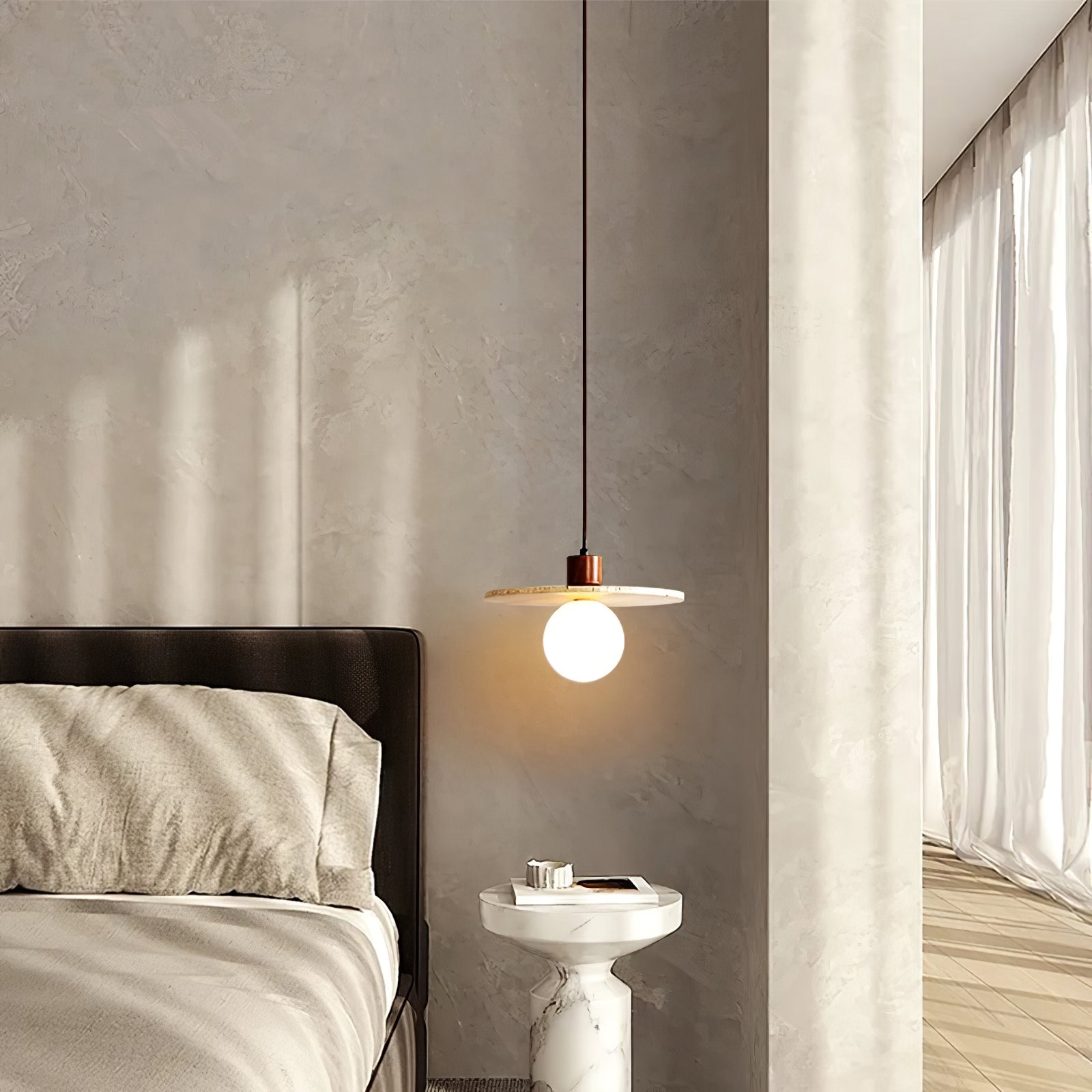 Ritta Travertine Pendant Light Six Style - Letslighting
