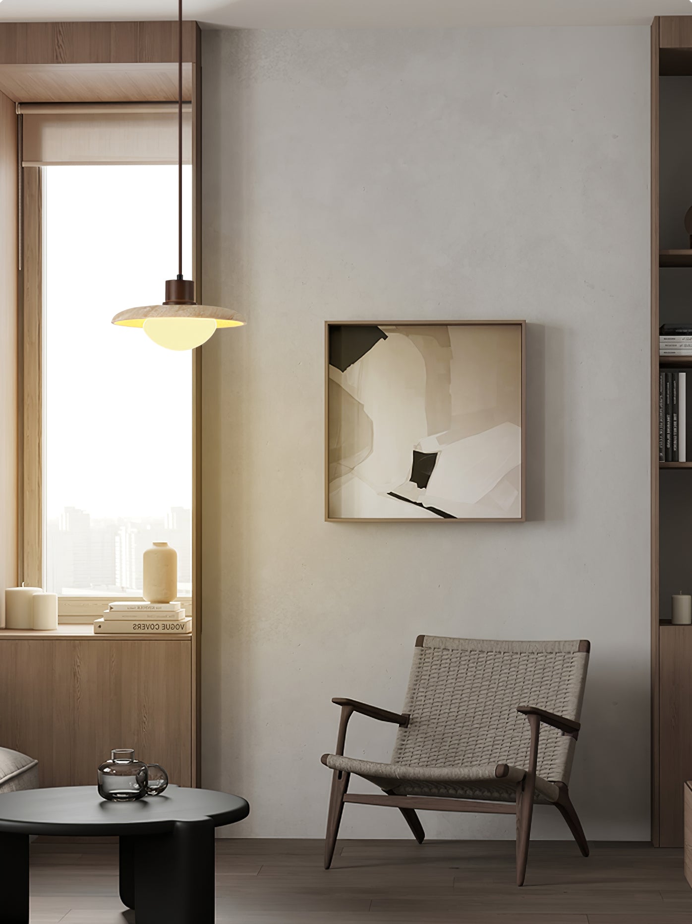 Ritta Travertine Pendant Light Six Style - Letslighting