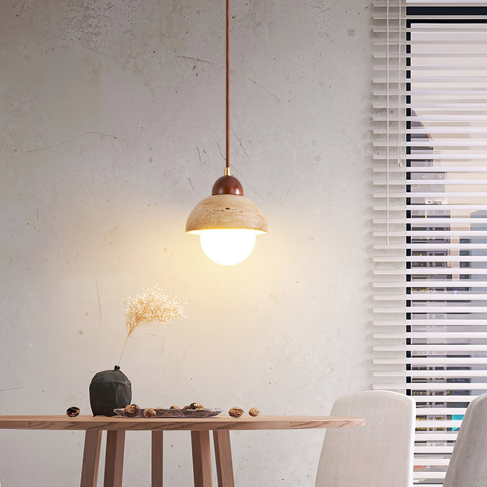 Ritta Travertine Pendant Light Six Style - Letslighting