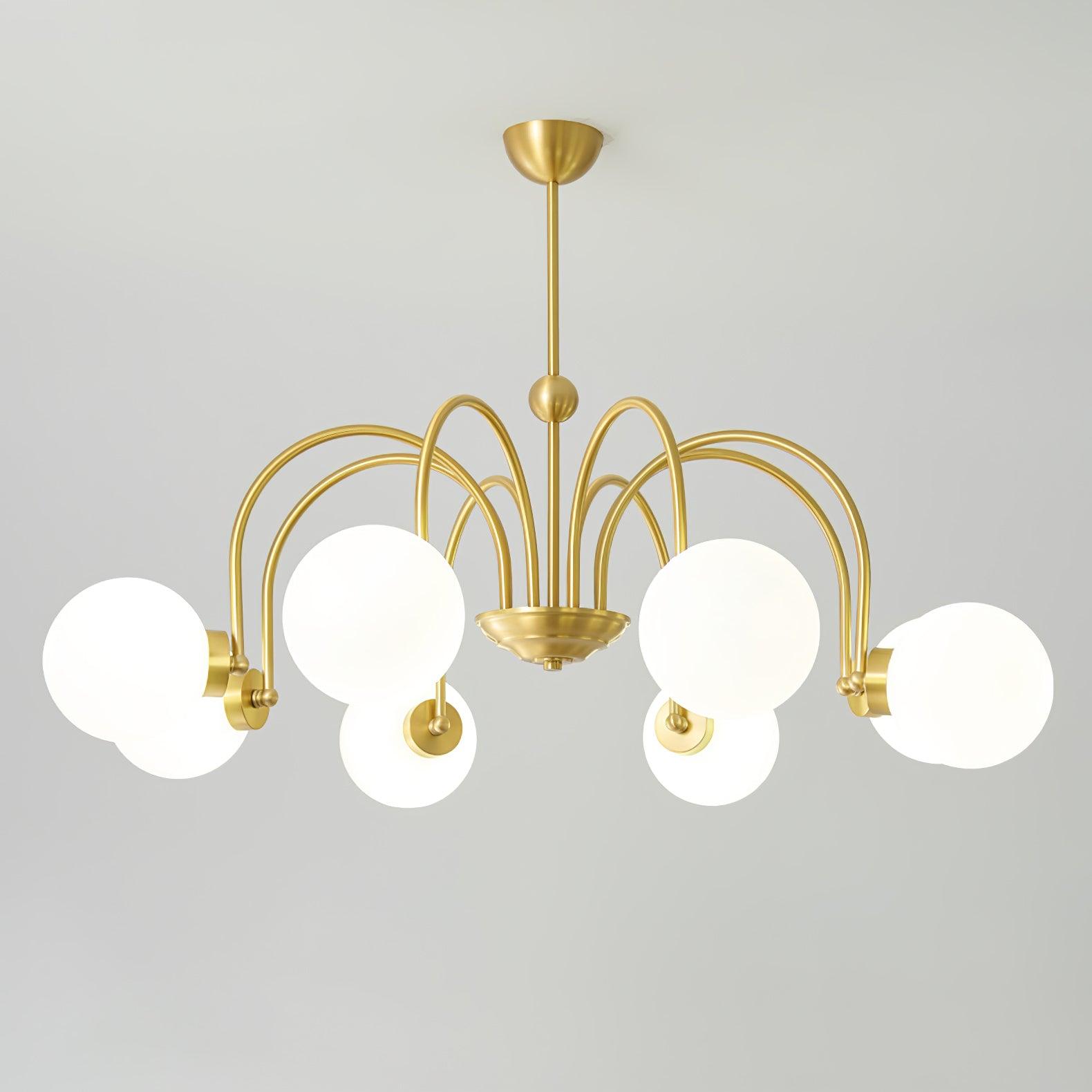 Aurora Luxe Glass Chandelier - Blowlighting