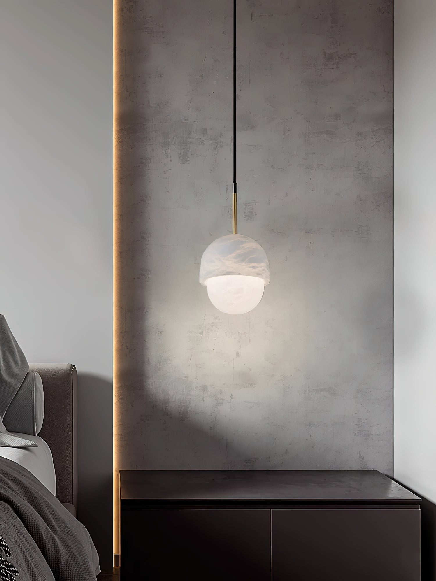 Aurzorus Modern Minimalist Art Alabaster Pendant Light - Letslighting