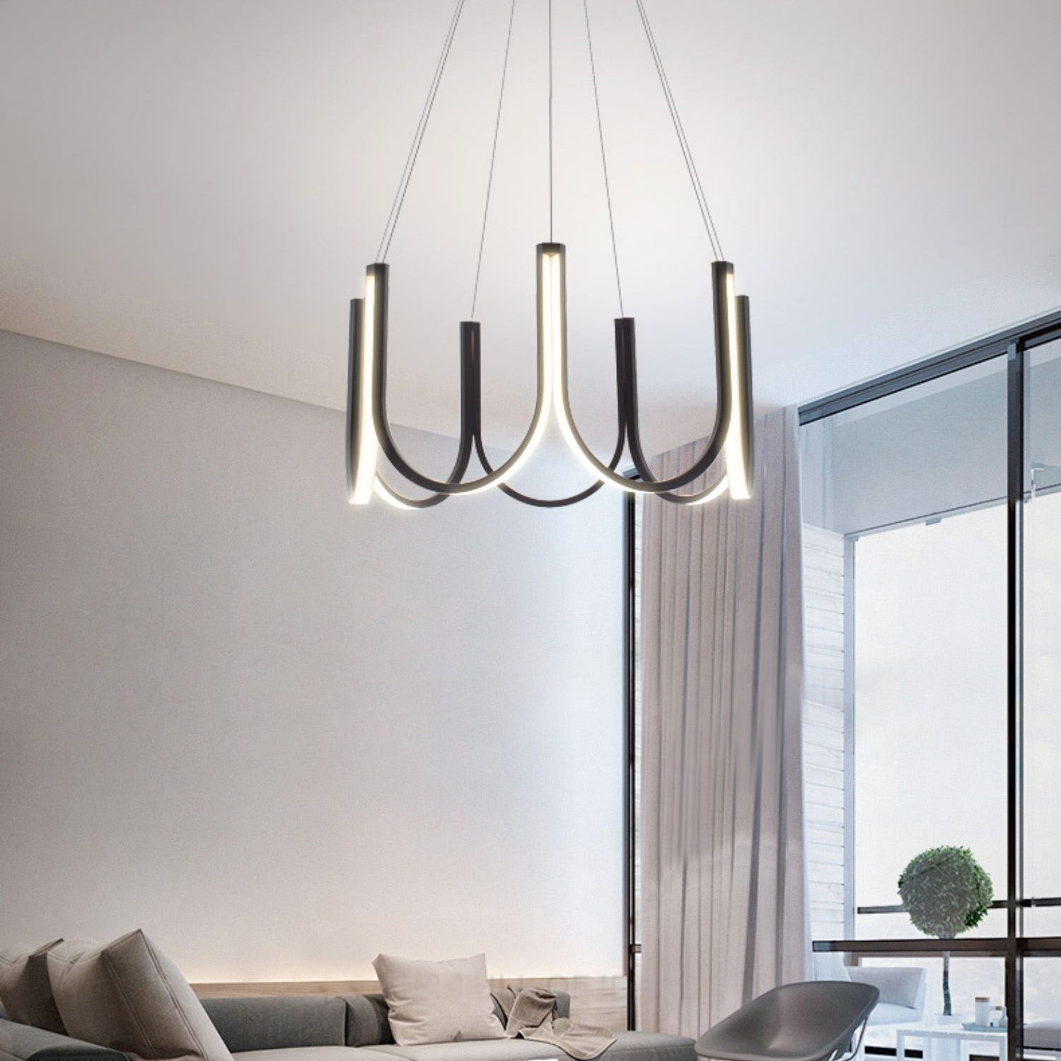 Otheara Modern Minimalist LED Chandelier - Letslighting