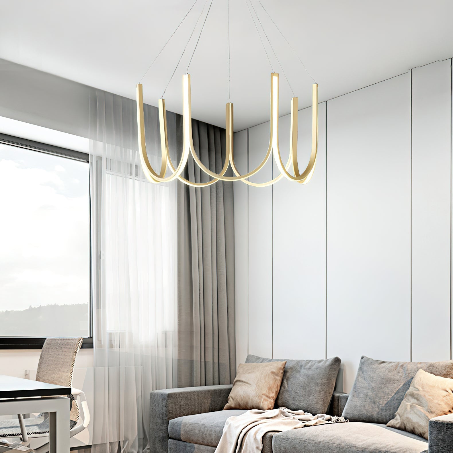 Otheara Modern Minimalist LED Chandelier - Letslighting